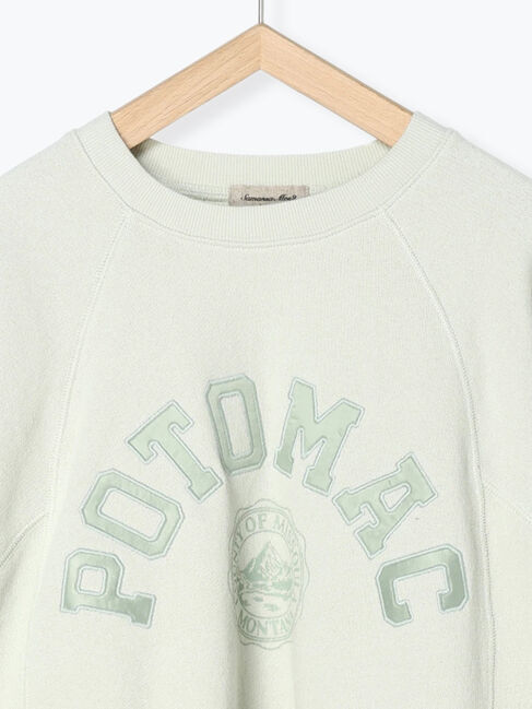 Samansa Mos2「飛び裏毛アップリケロゴスウェット」|Tシャツ・カットソー|