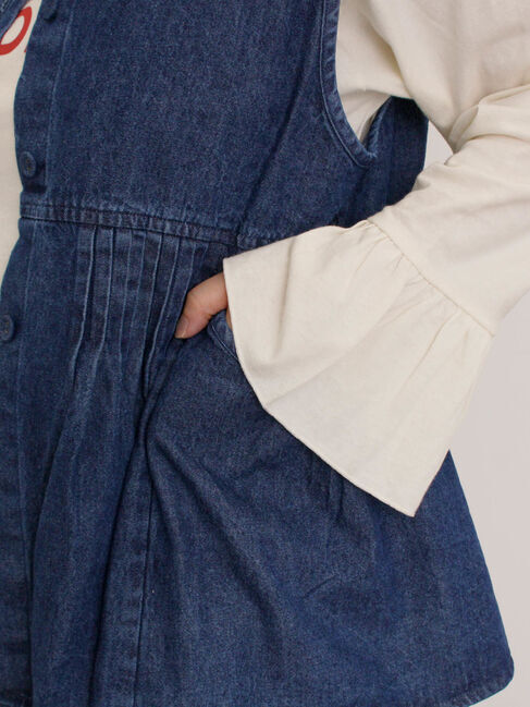 Samansa Mos2「デニム・ツイル前後2WAYベスト」|ダウンベスト・ベスト|