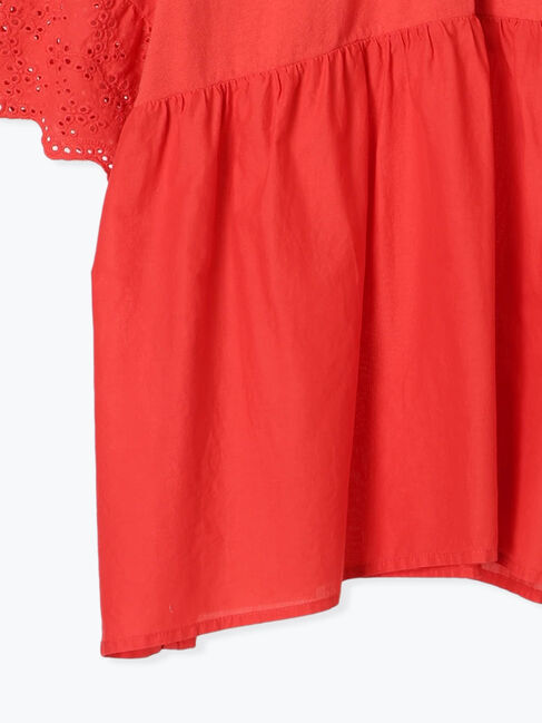 Samansa Mos2「袖レースギャザーカットソー」|Tシャツ・カットソー|