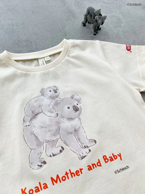 Samansa Mos2 Lagom「【schleich】アニマル親子プリントT」|Tシャツ・カットソー|キナリ