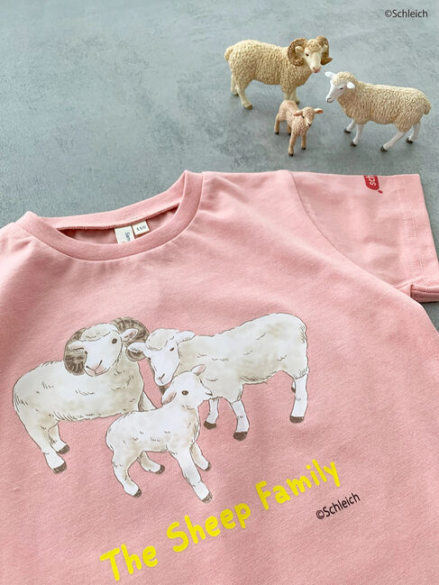 Samansa Mos2 Lagom「【schleich】アニマル親子プリントT」|Tシャツ・カットソー|