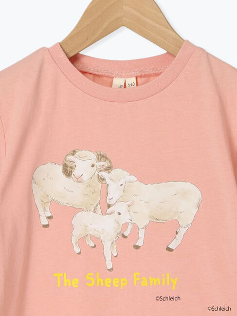 Samansa Mos2 Lagom「【schleich】アニマル親子プリントT」|Tシャツ・カットソー|