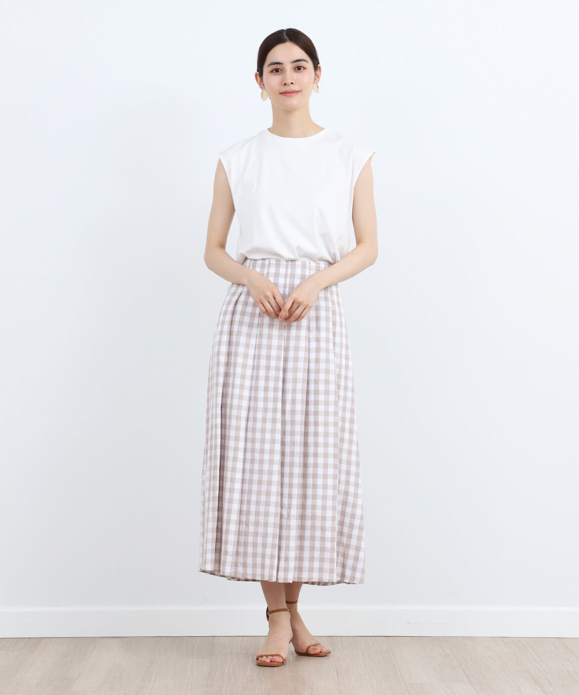 DAY by DAY it&rsquo;s international「ベーシックノースリーブコットンカットソー」|Tシャツ・カットソー|