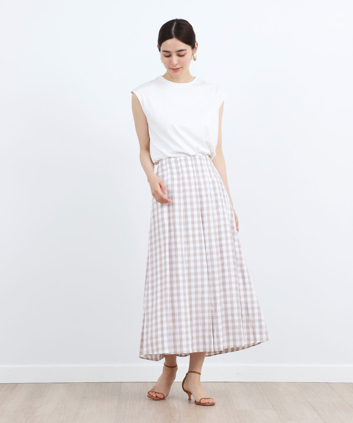 DAY by DAY it&rsquo;s international「ベーシックノースリーブコットンカットソー」|Tシャツ・カットソー|