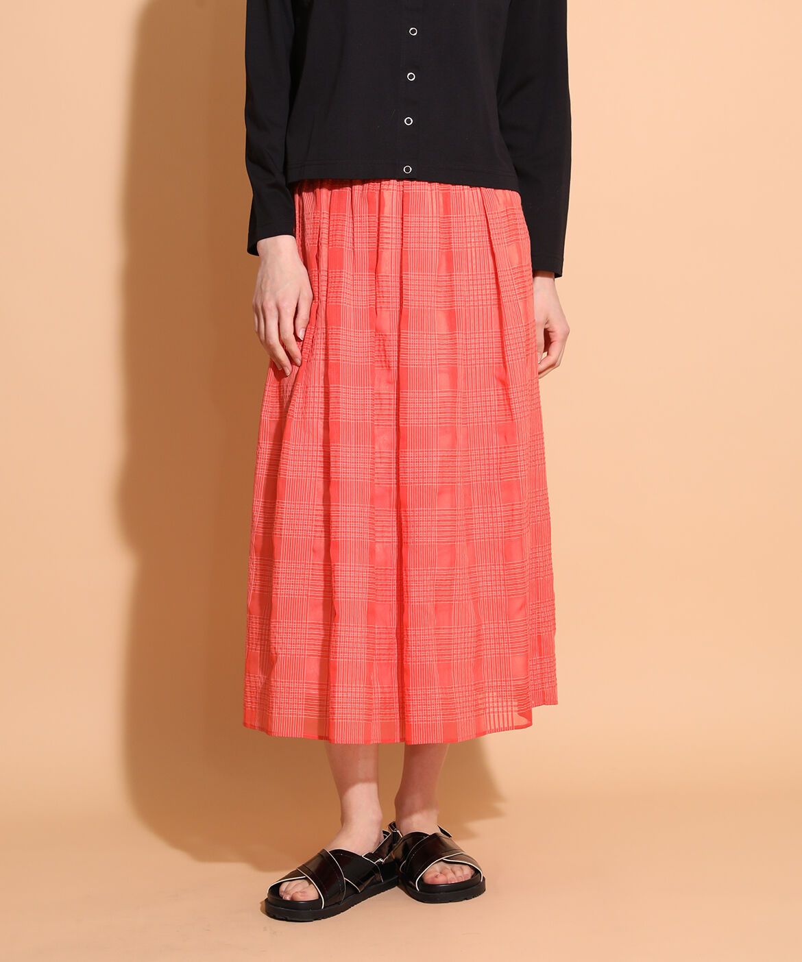 DAY by DAY it&rsquo;s international「シアーチェックランダムタックスカート」|スカート|シュイロ7