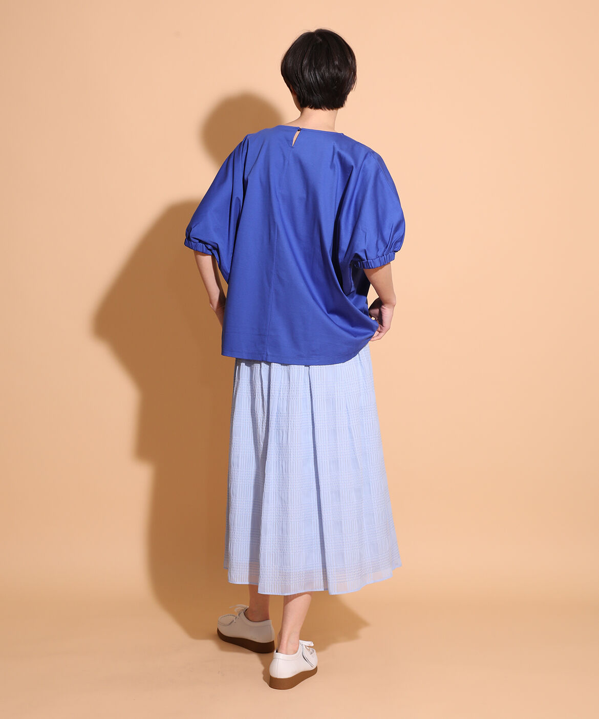 DAY by DAY it&rsquo;s international「シアーチェックランダムタックスカート」|スカート|