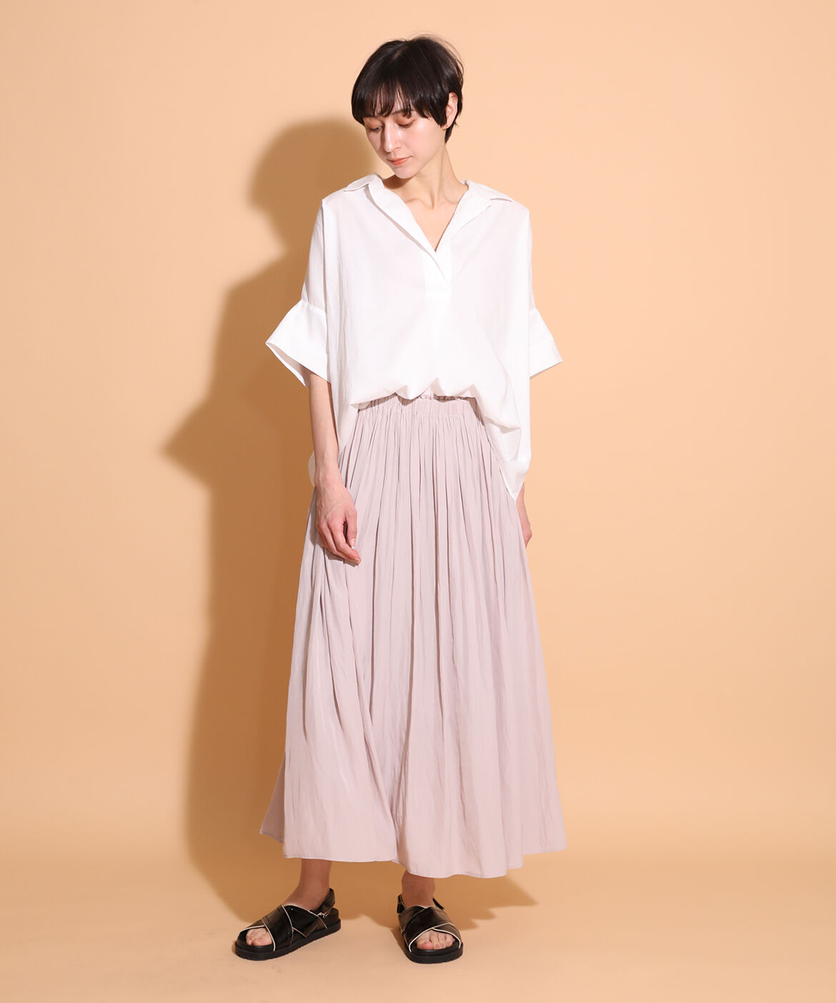 DAY by DAY it&rsquo;s international「ビンテージライクギャザースカート」|スカート|