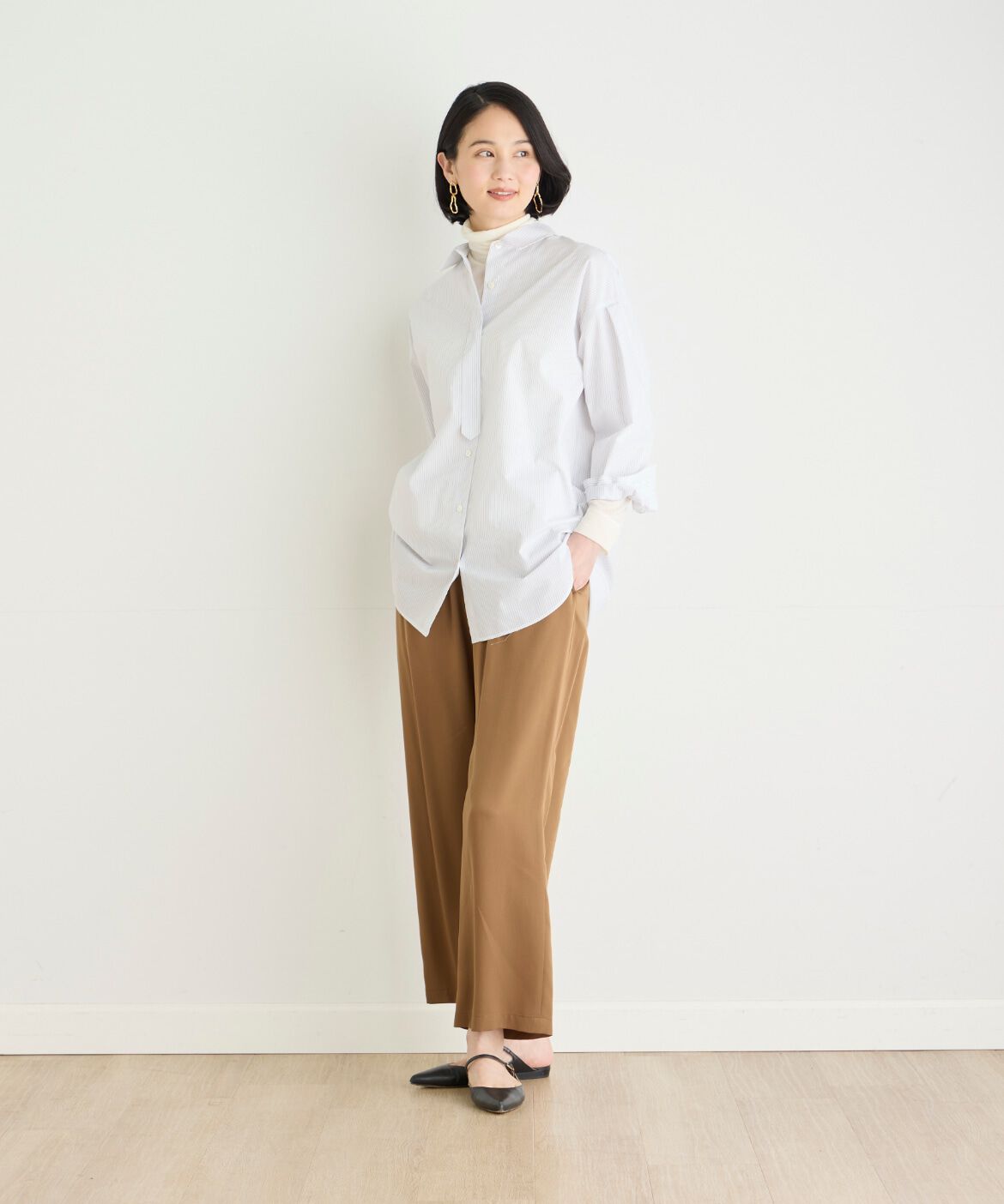 7-IDconcept.「ベーシックフォルムシャツ」|シャツ・ブラウス|