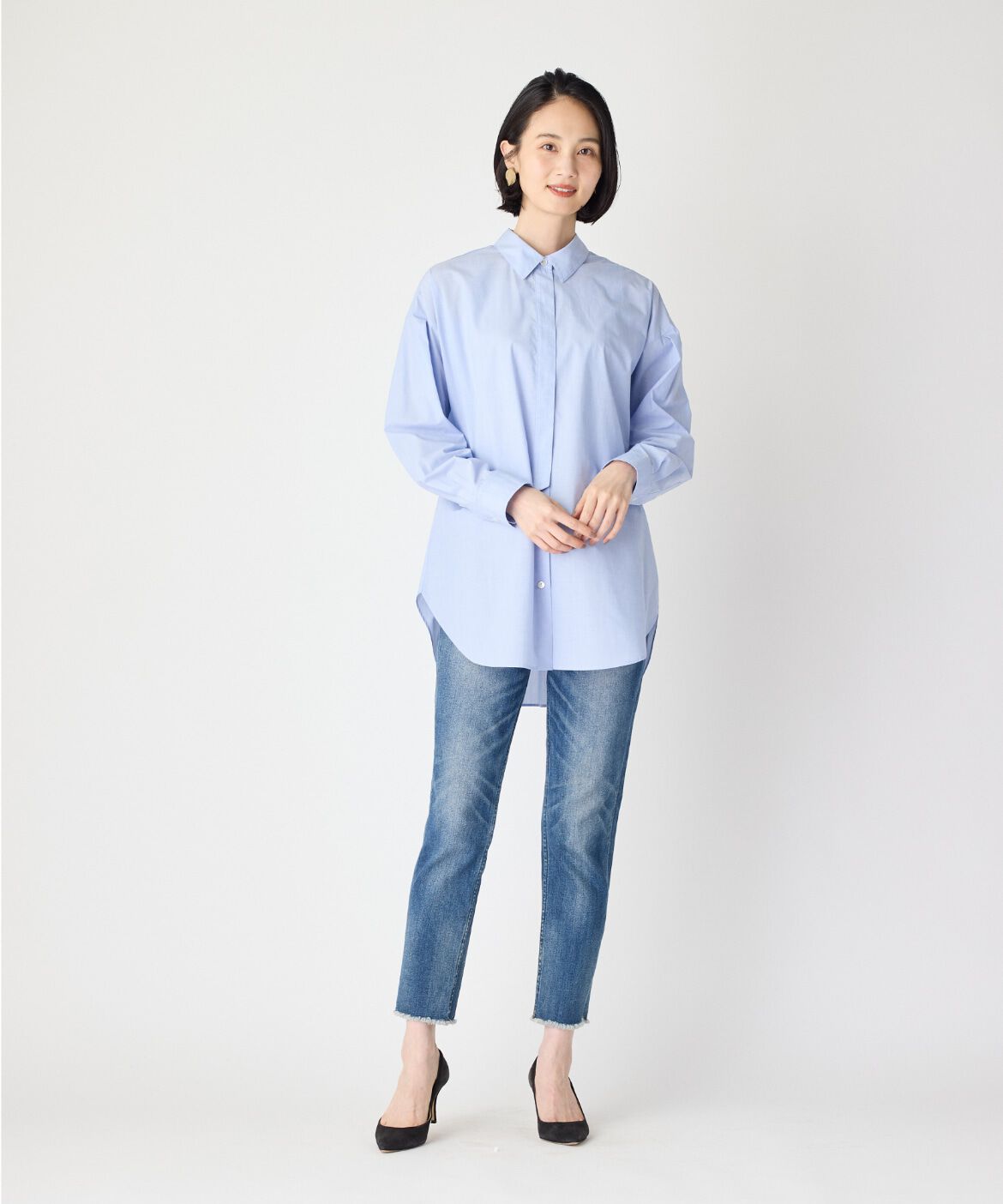 7-IDconcept.「ベーシックフォルムシャツ」|シャツ・ブラウス|