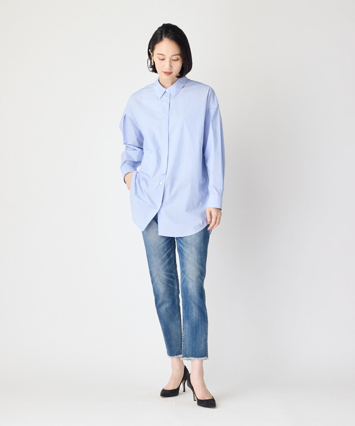 7-IDconcept.「ベーシックフォルムシャツ」|シャツ・ブラウス|