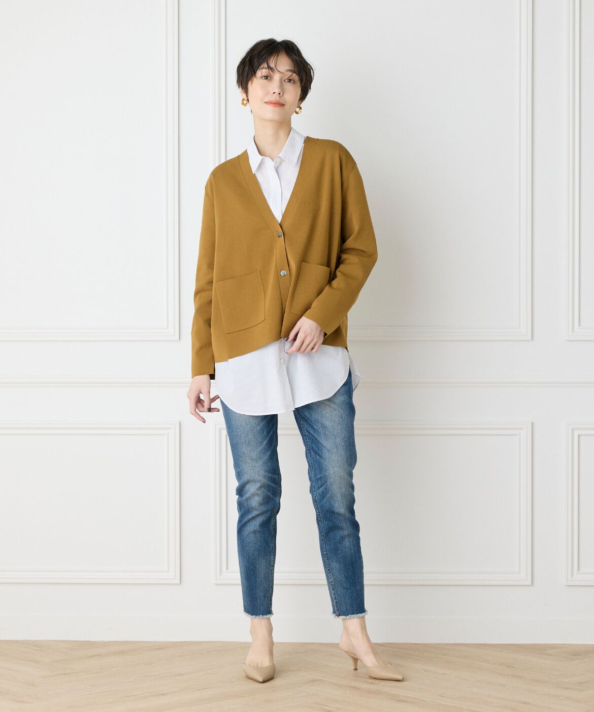 7-IDconcept.「ベーシックフォルムシャツ」|シャツ・ブラウス|