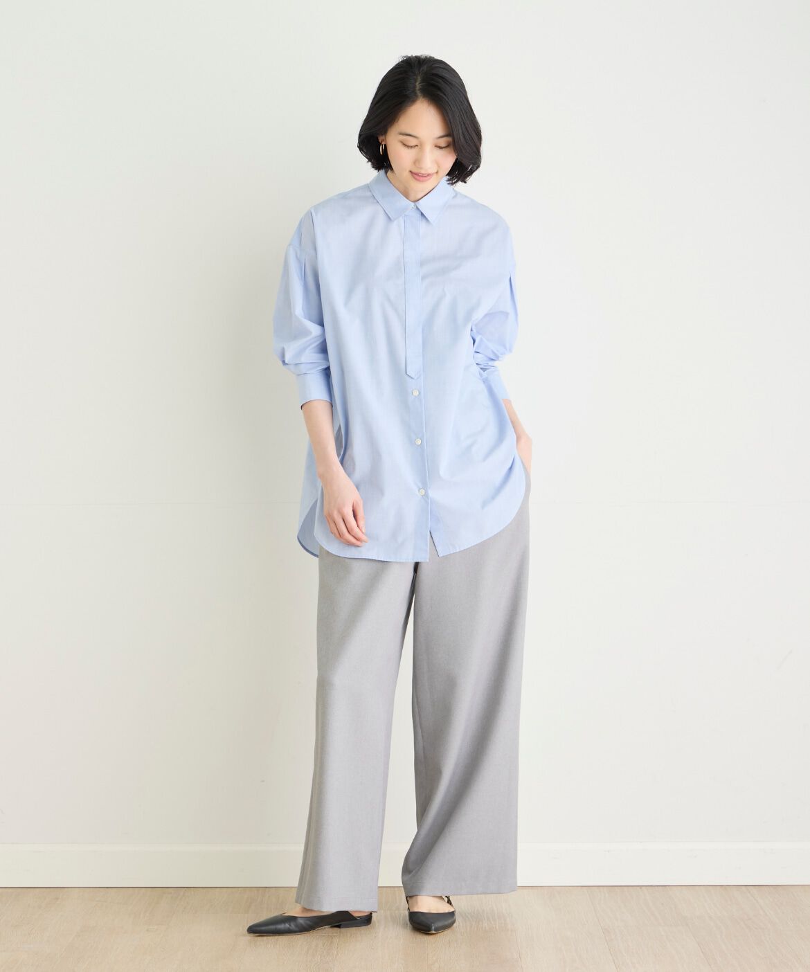 7-IDconcept.「ベーシックフォルムシャツ」|シャツ・ブラウス|