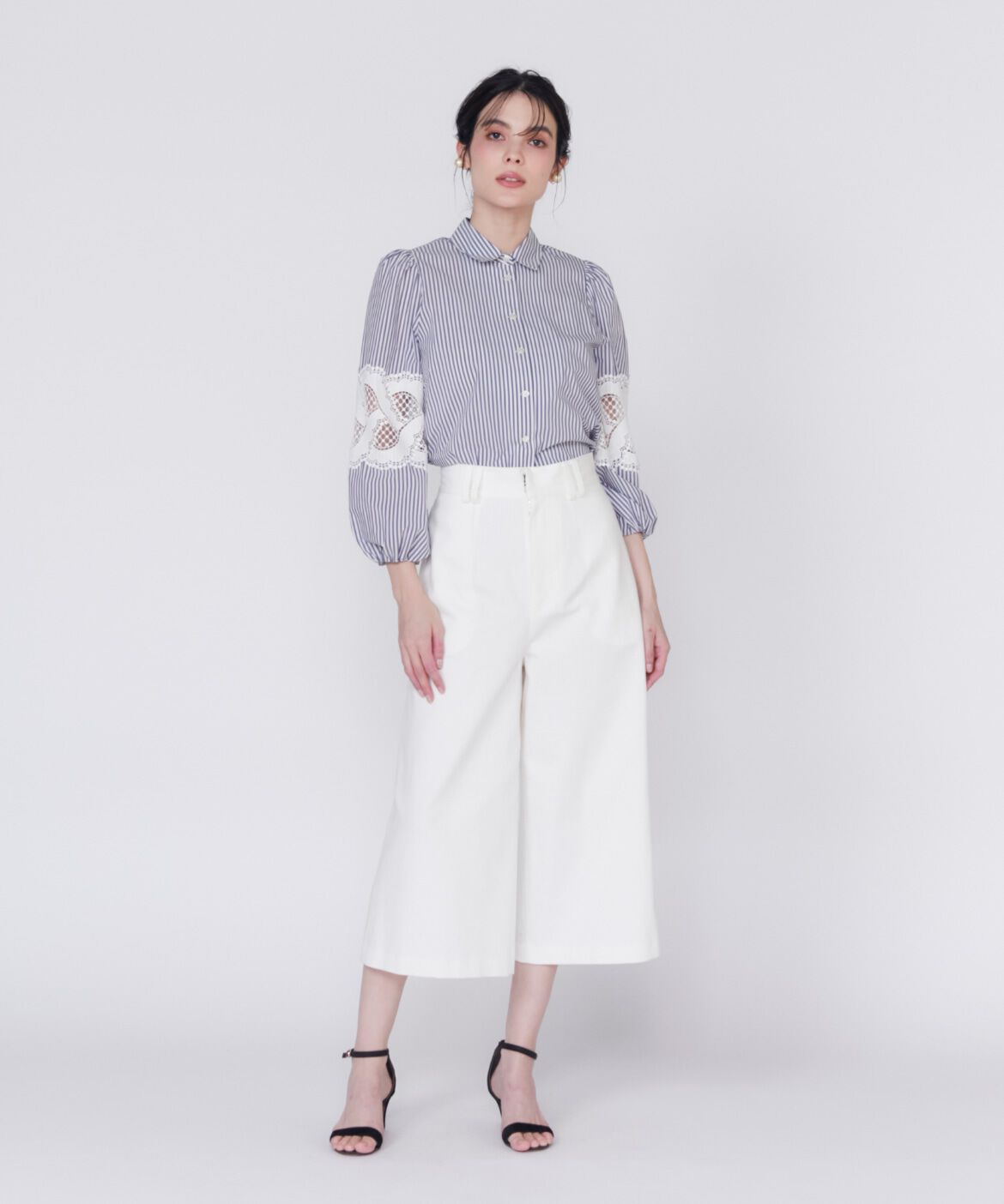 Maglie le cassetto「レースドッキングブラウス」|シャツ・ブラウス|