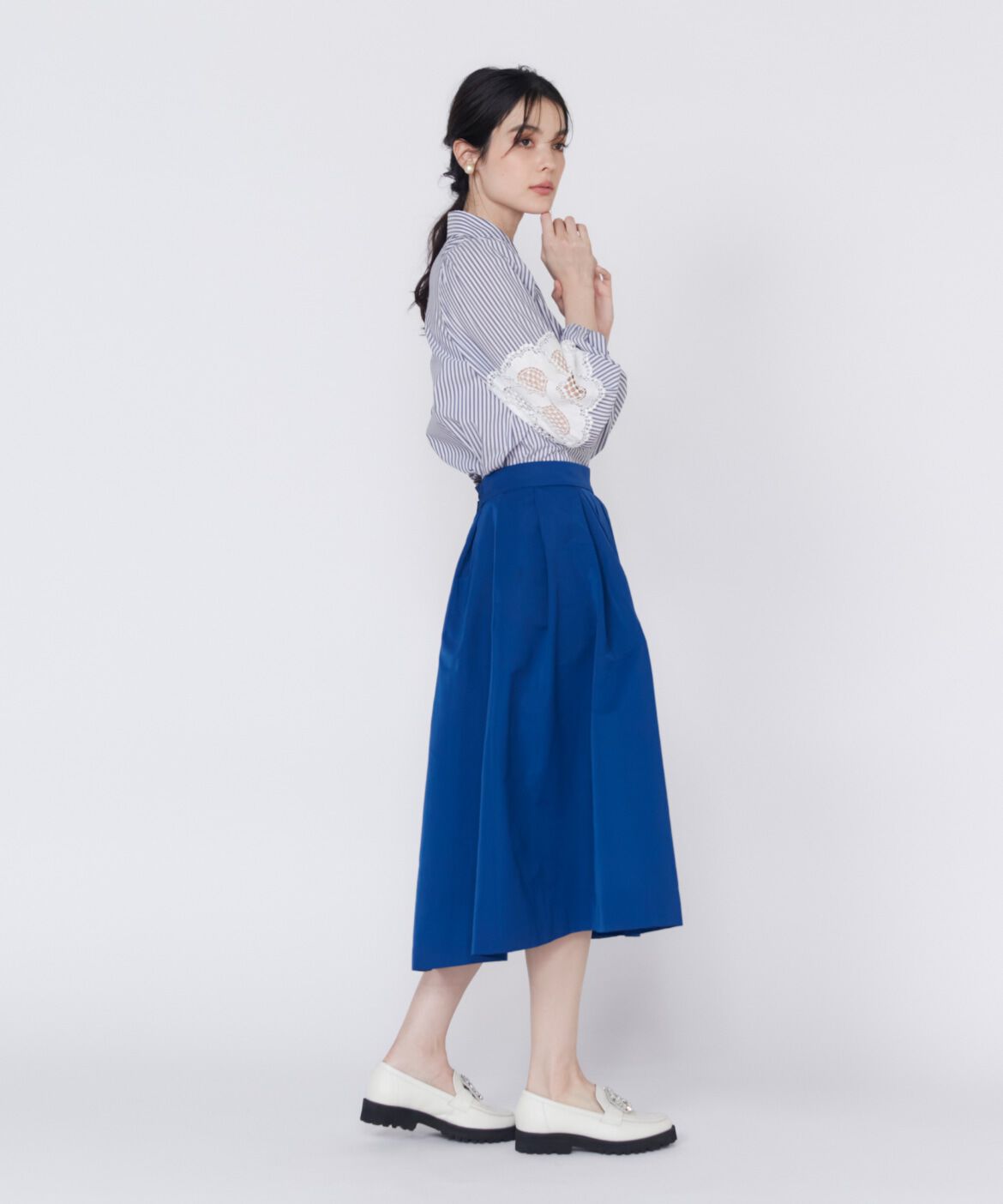 Maglie le cassetto「レースドッキングブラウス」|シャツ・ブラウス|