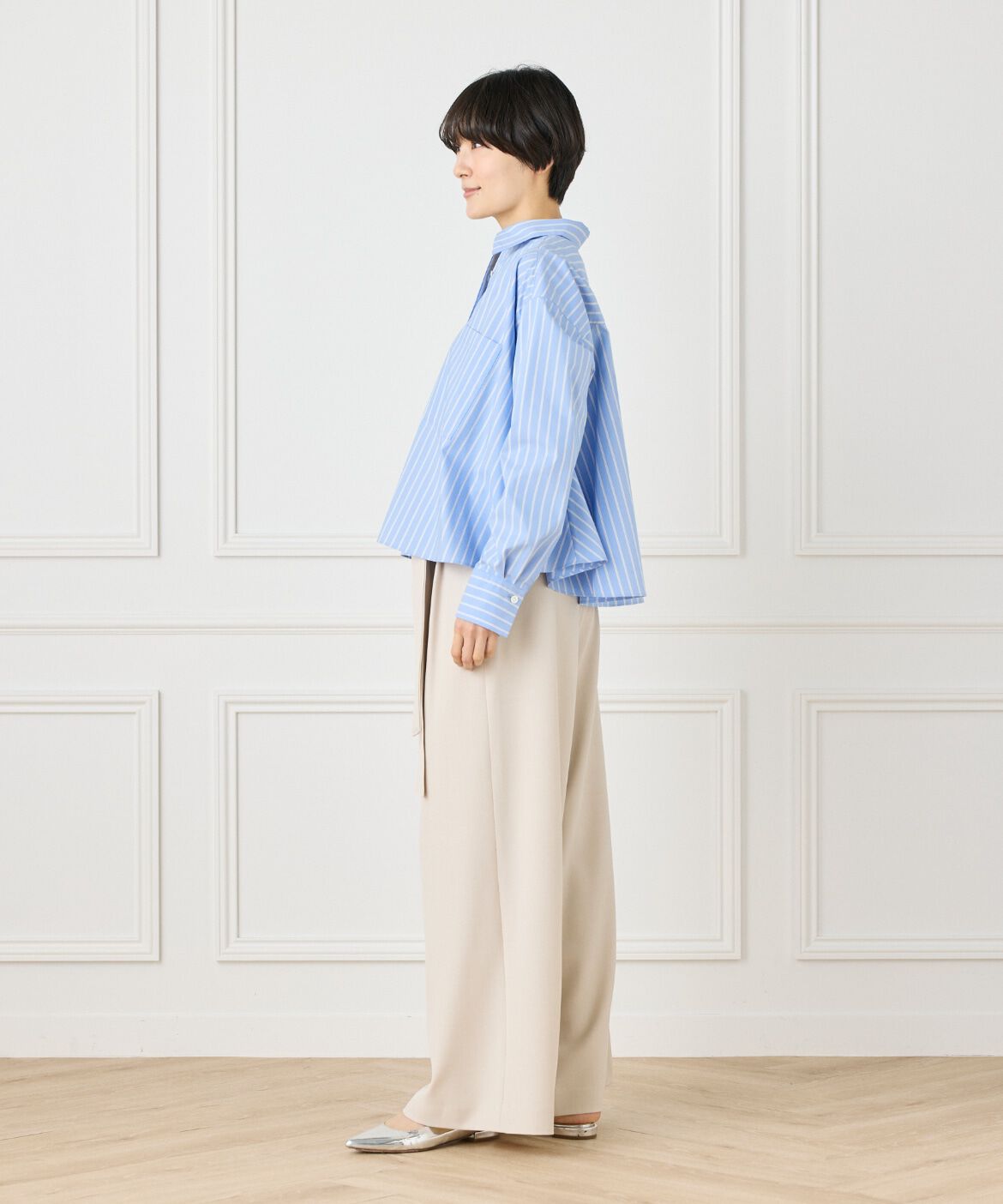 INED「バックフレアシャツ」|シャツ・ブラウス|