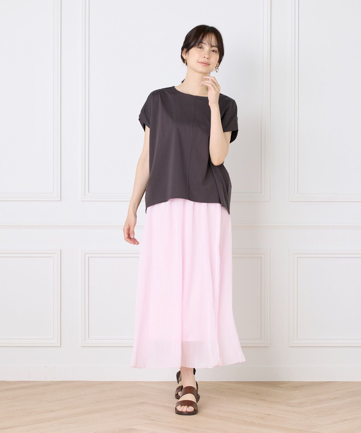 I.T.'S international「シアー楊柳スカート」|スカート|