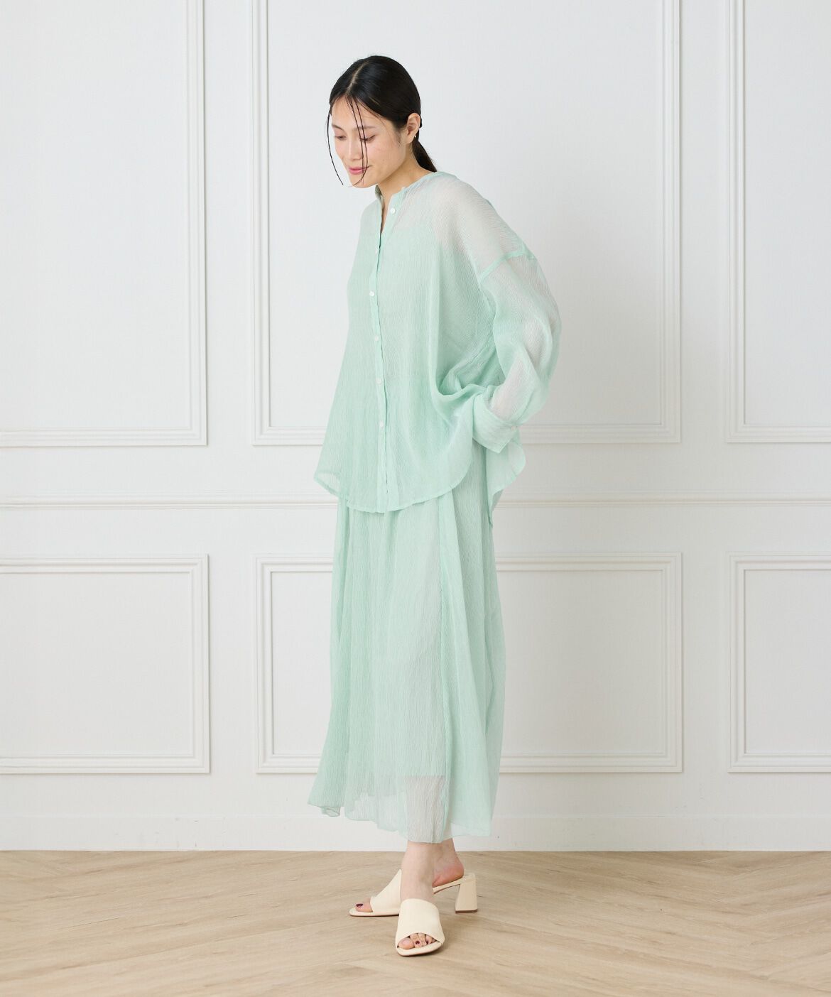 I.T.'S international「シアー楊柳スカート」|スカート|