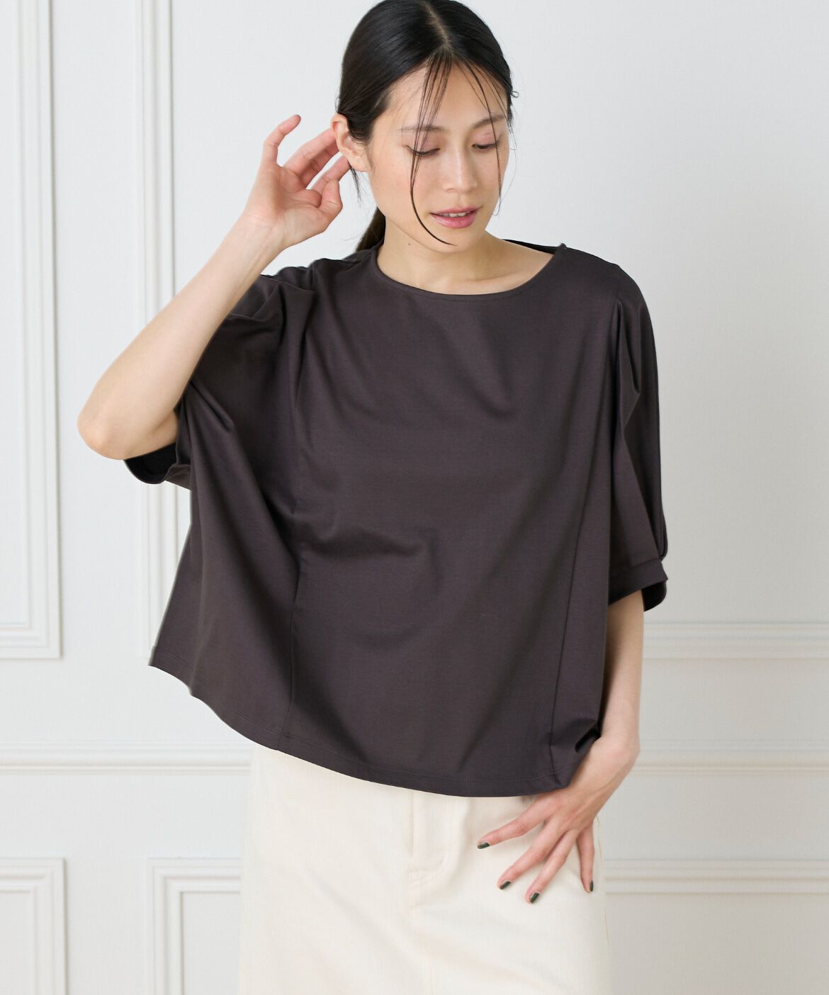 DAY by DAY it&rsquo;s international「切替タックプルオーバー」|Tシャツ・カットソー|チャコールグ 3