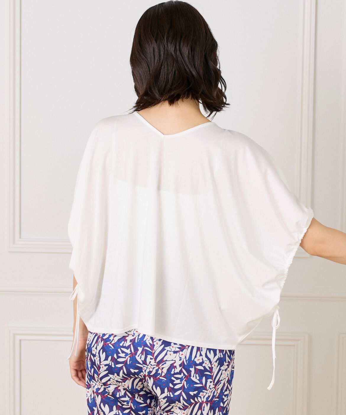 I.T.'S international「ドローストリングスリーブカットソー」|Tシャツ・カットソー|