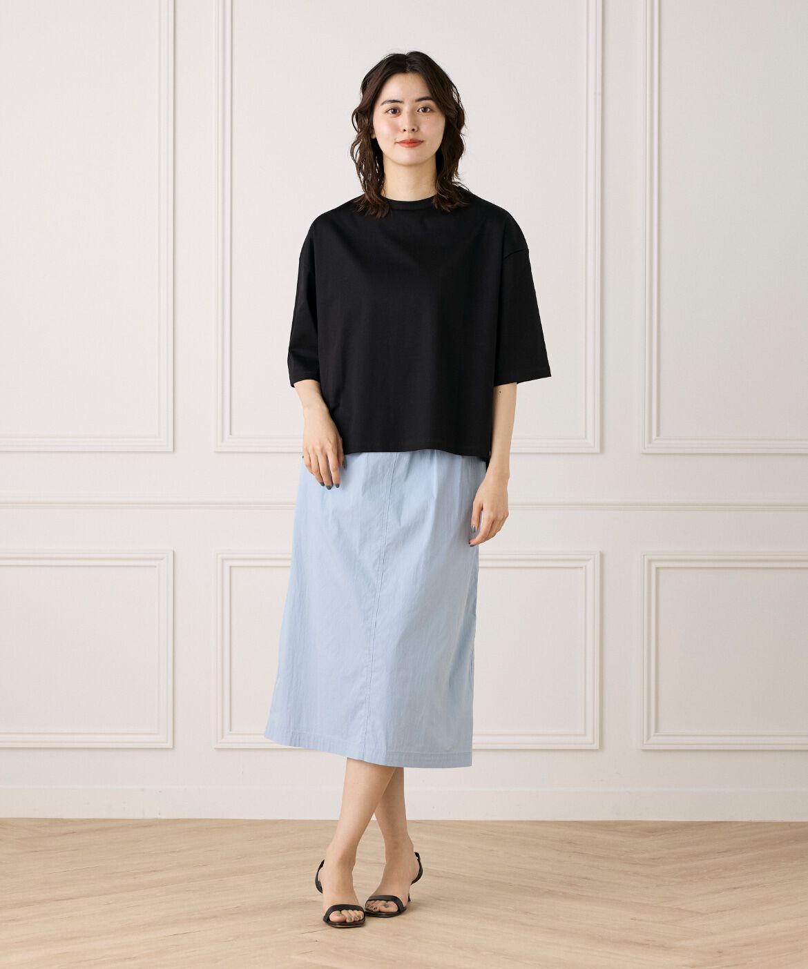 7-IDconcept.「五分袖Tシャツ」|Tシャツ・カットソー|