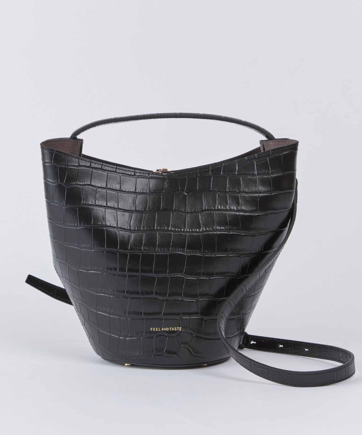 FAVORITE SUKINAMONO「LILY CROC embossed leather 2way ハンドバッグ《FEEL AND TASTE》」|ハンドバッグ|