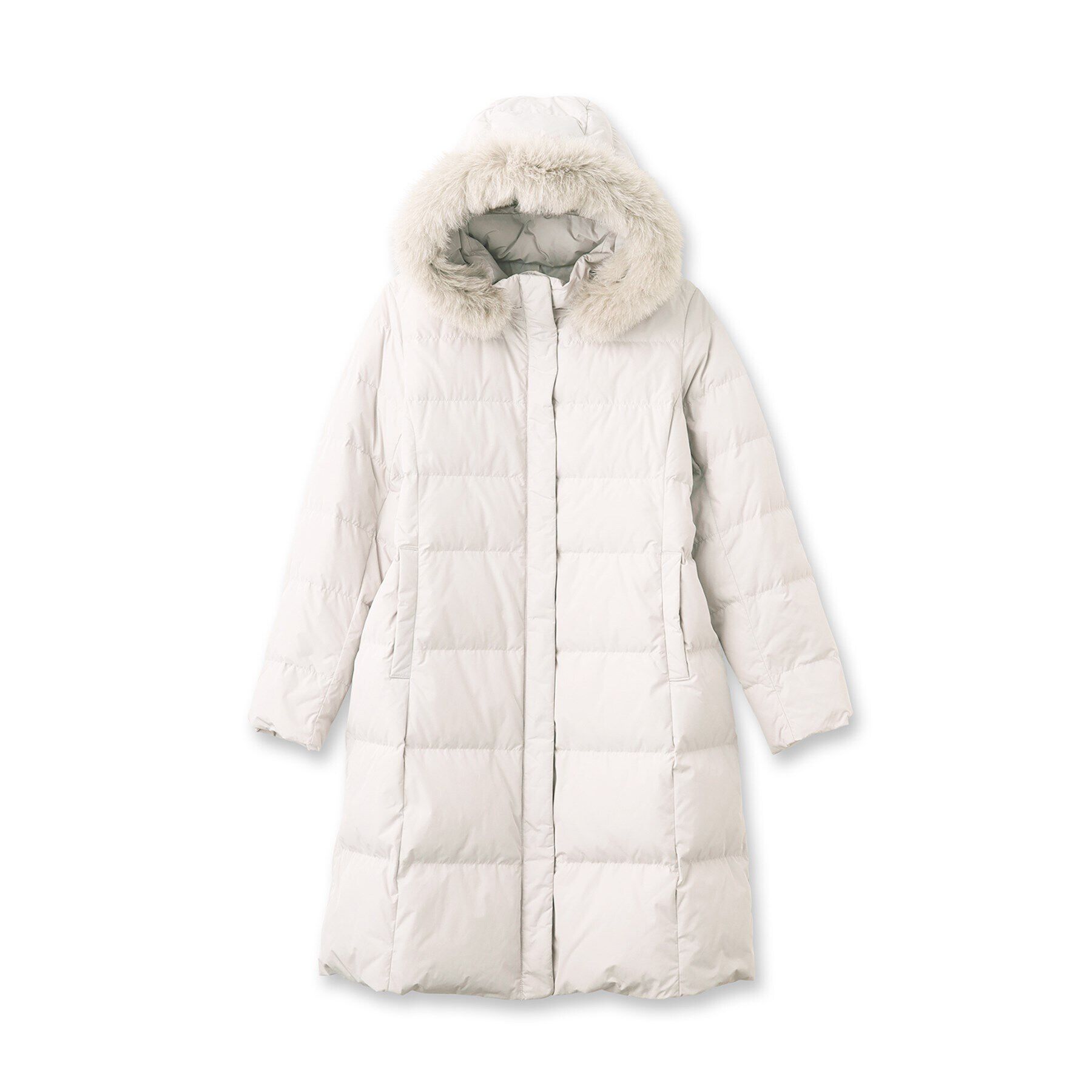 UNTITLED「【撥水／洗える／フード取り外し】ファー付きロングダウンコート」|ダウン|