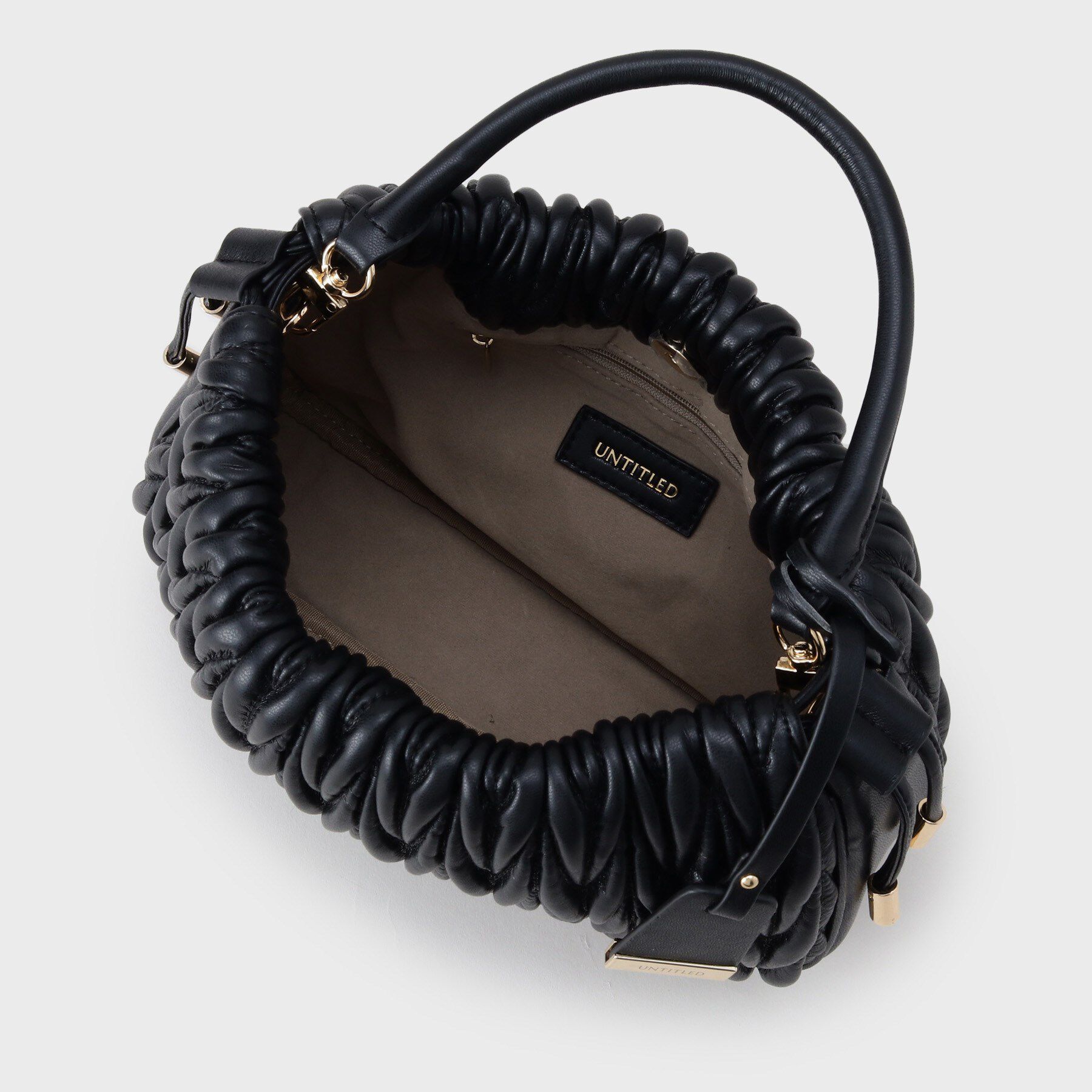 UNTITLED「【セレモニーにも！】ソフトギャザーショルダー」|ショルダー・メッセンジャー|