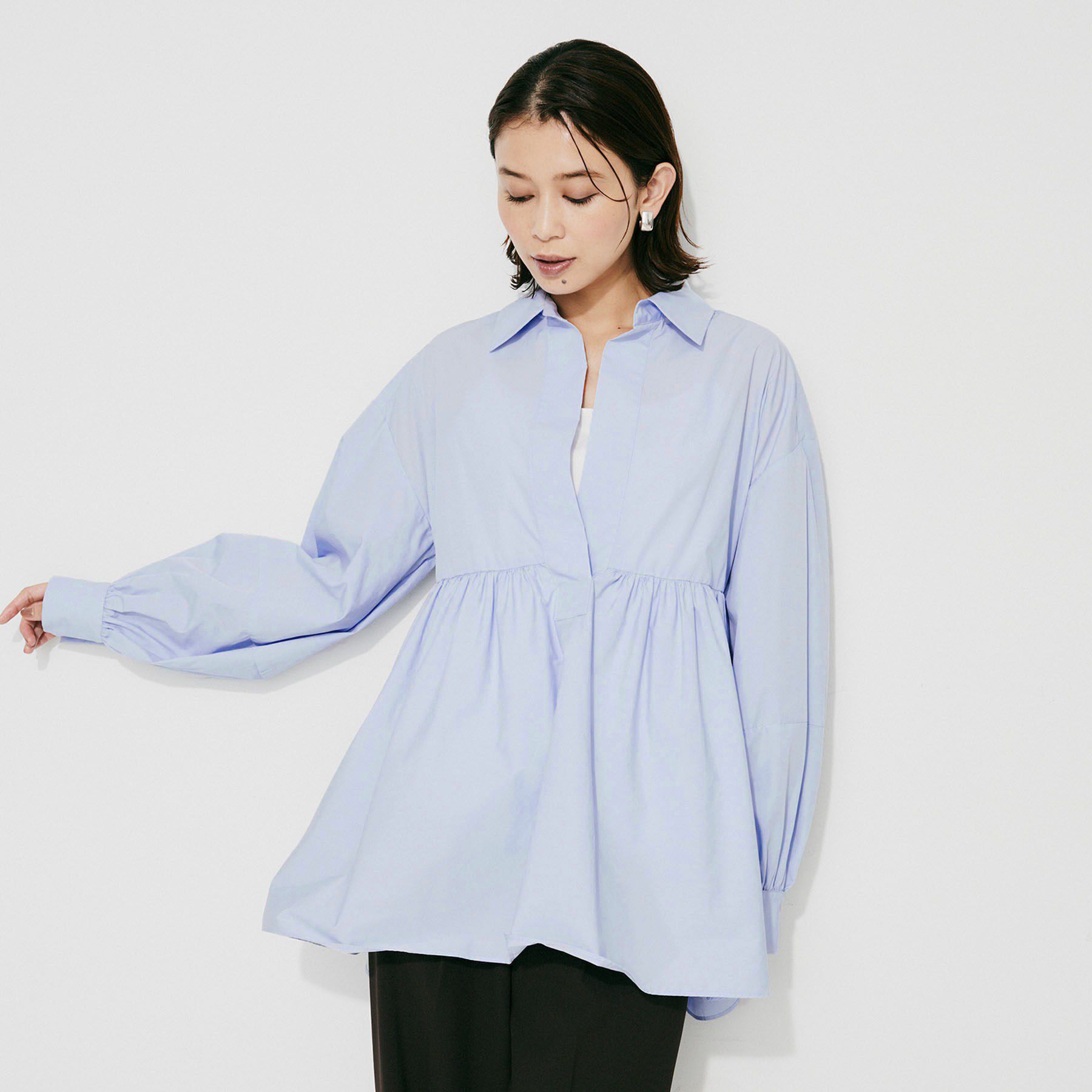UNTITLED「【PROTAGPNISTA】FLAIR SHIRT」|シャツ・ブラウス|