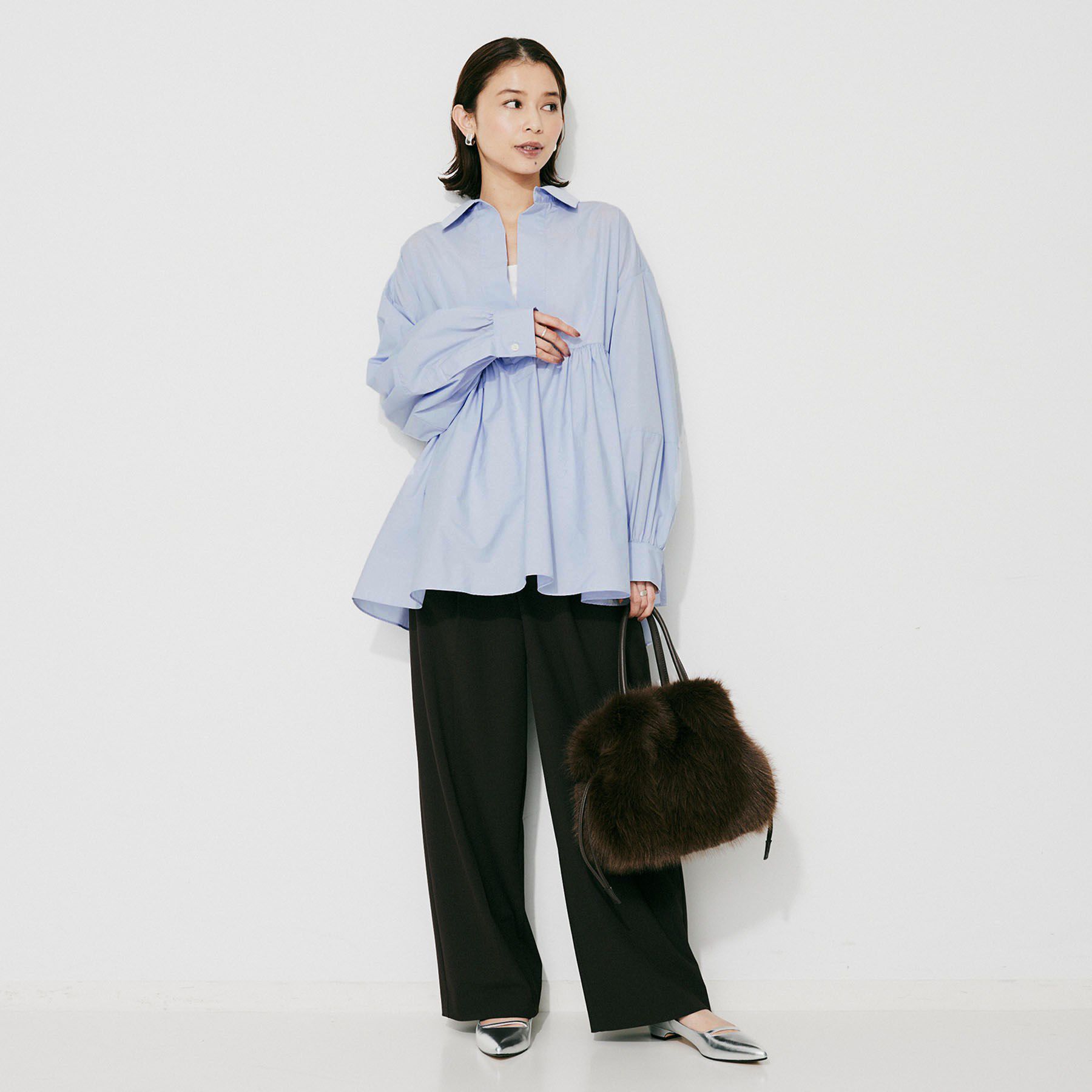 UNTITLED「【PROTAGPNISTA】FLAIR SHIRT」|シャツ・ブラウス|