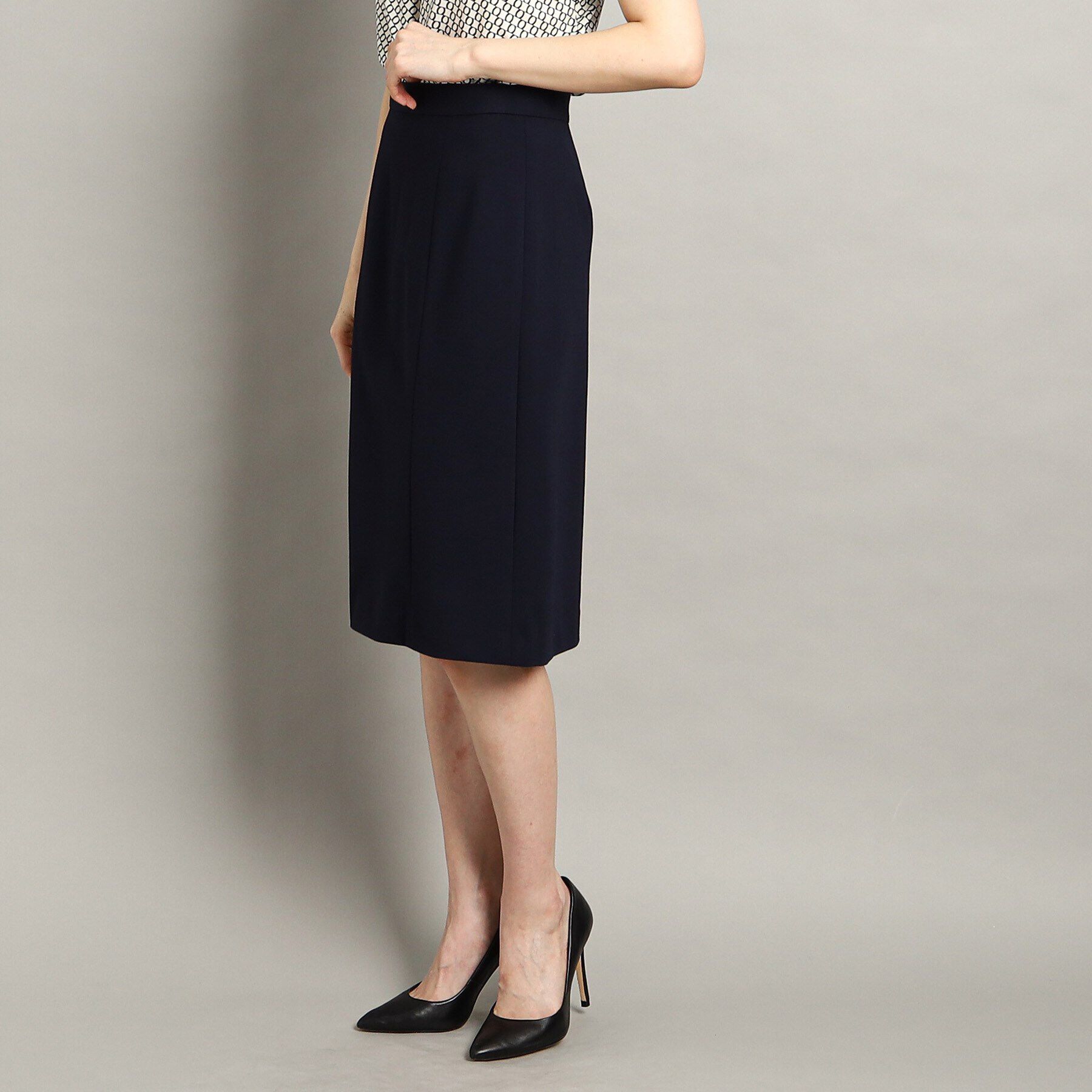 COUP DE CHANCE「【日本製/洗える】ストレッチ素材Ａラインスカート」|スカート|