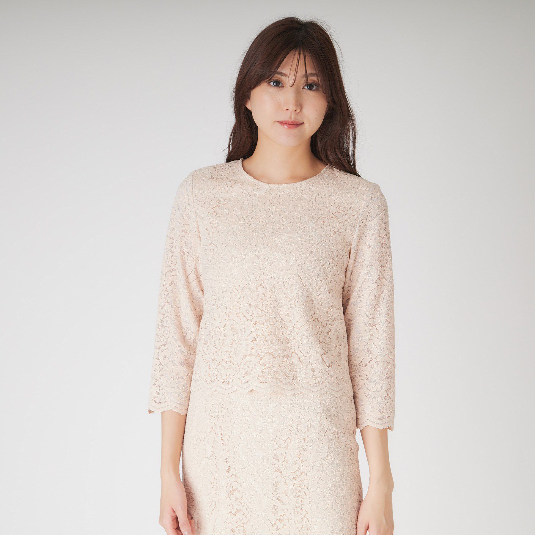 COUP DE CHANCE「【洗える】レースブラウス」|シャツ・ブラウス|