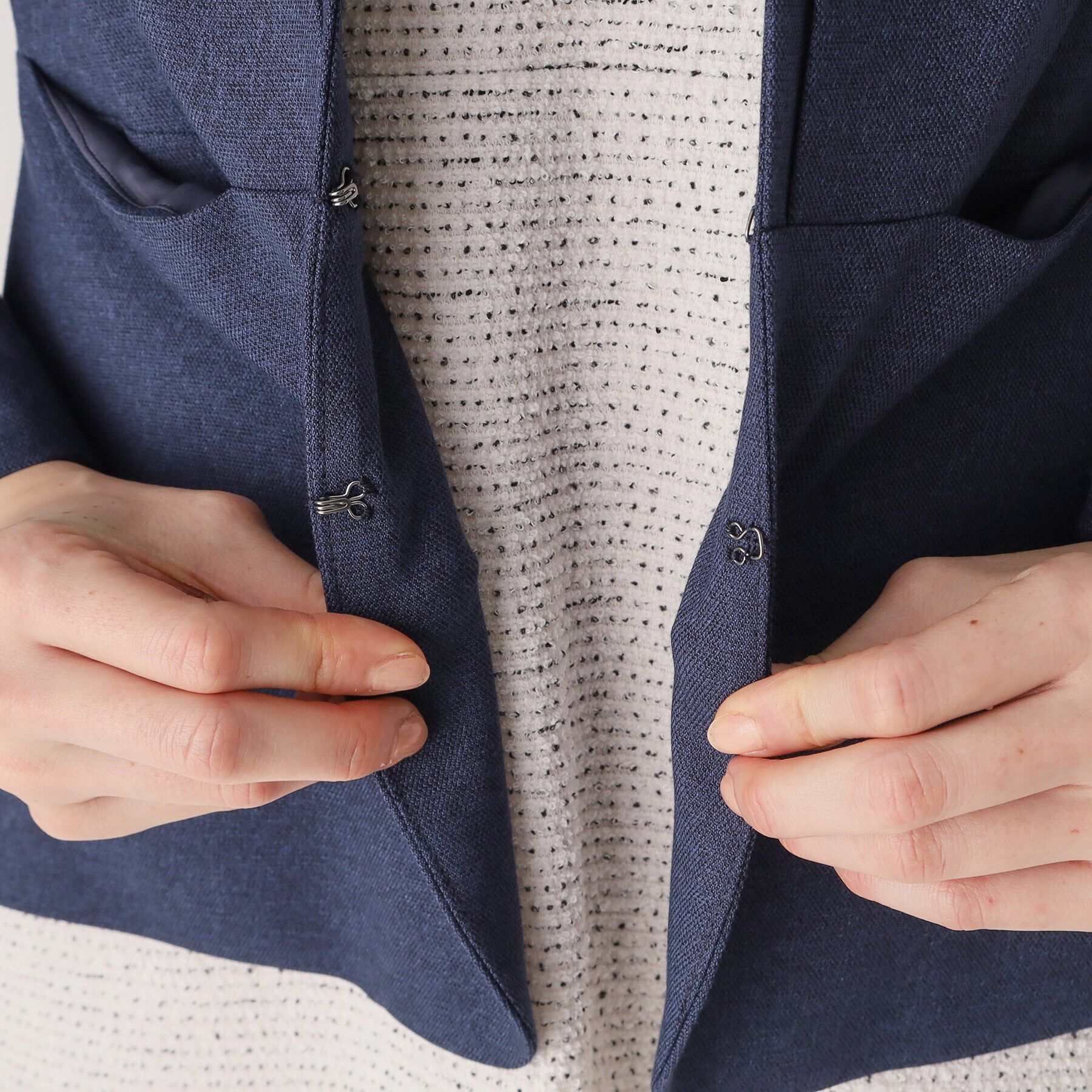 COUP DE CHANCE「【洗える／日本製／スーツ可】ノーカラージャケット」|テーラードジャケット|