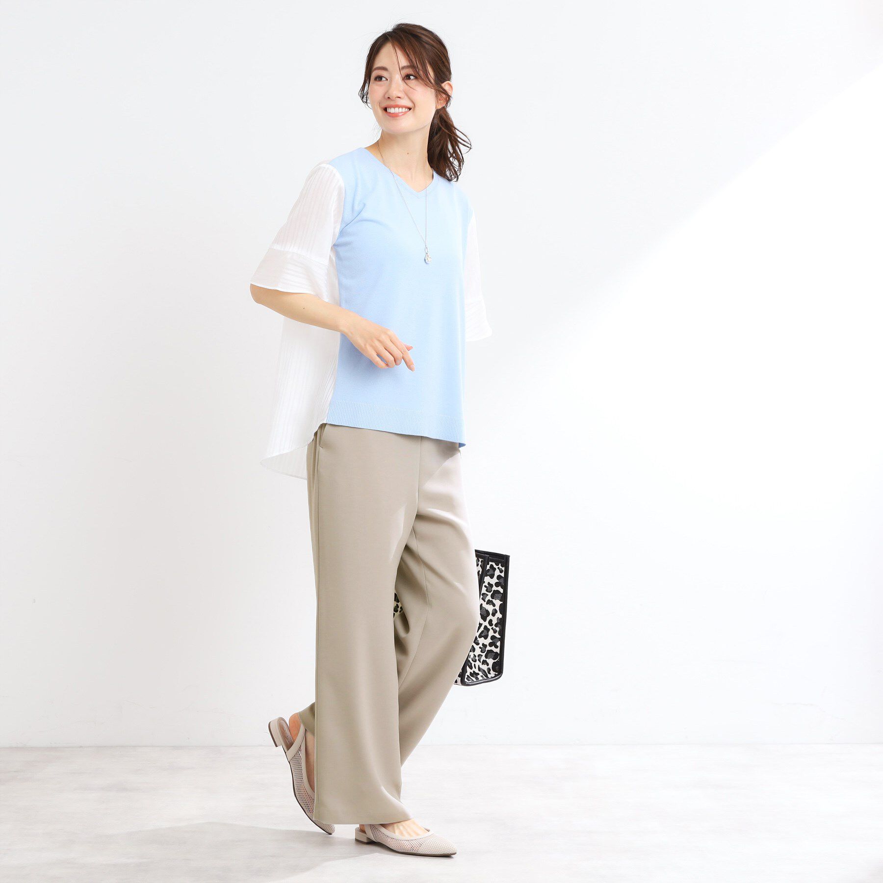 Reflect「【私のパンツ／UVカット／マシンウォッシュ可】フレアシルエットパンツ」|その他|