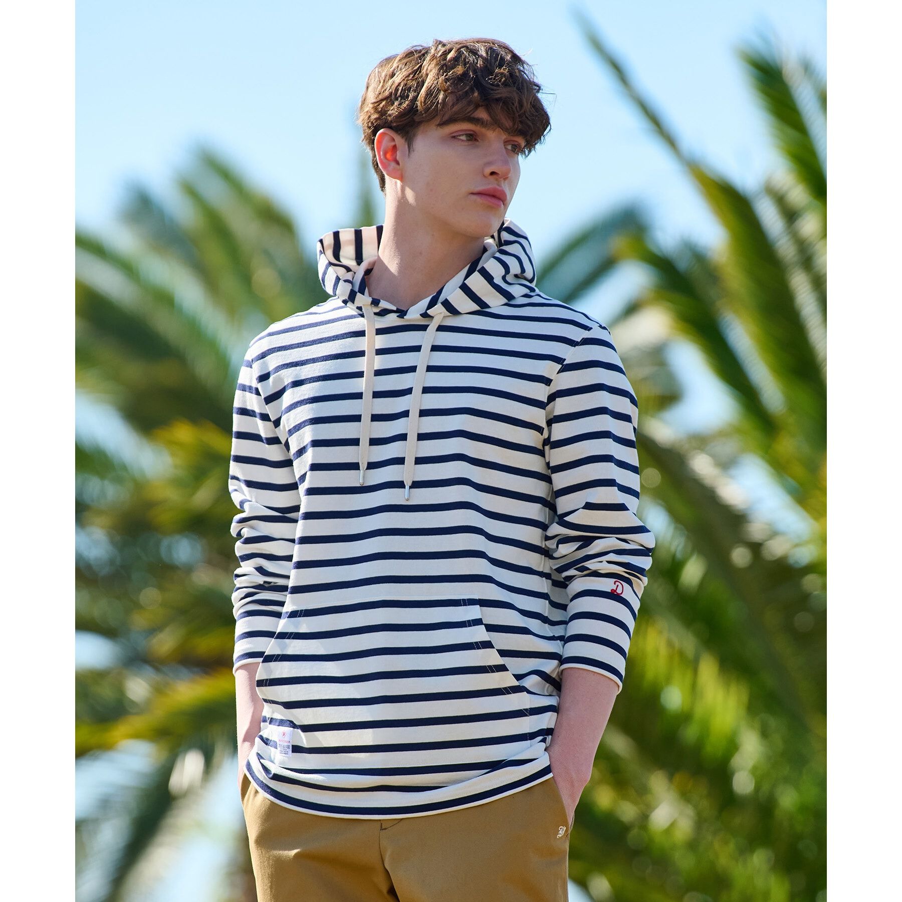 DRESSTERIOR「◆ボーダープルパーカー」|パーカー|