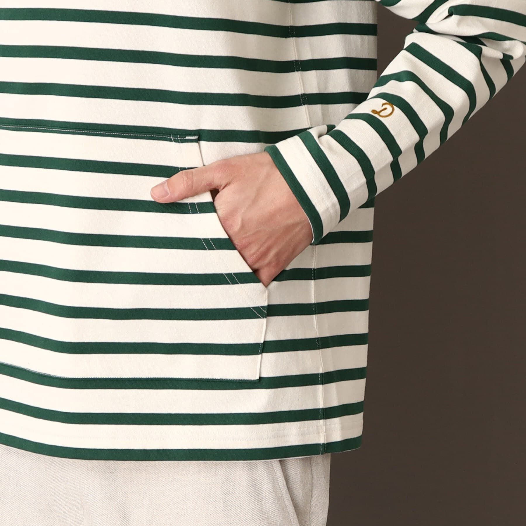 DRESSTERIOR「◆ボーダープルパーカー」|パーカー|