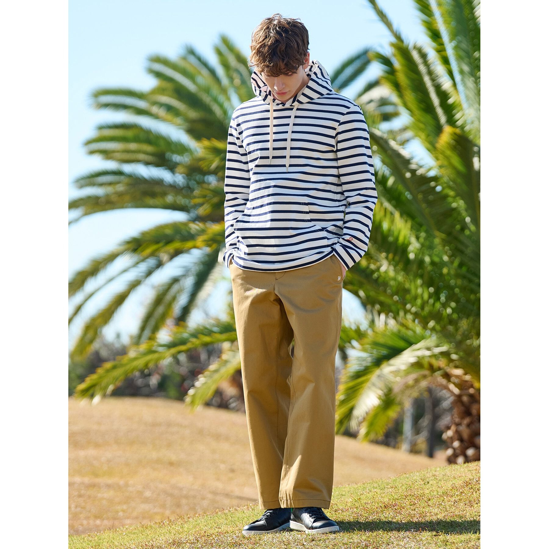 DRESSTERIOR「◆ボーダープルパーカー」|パーカー|