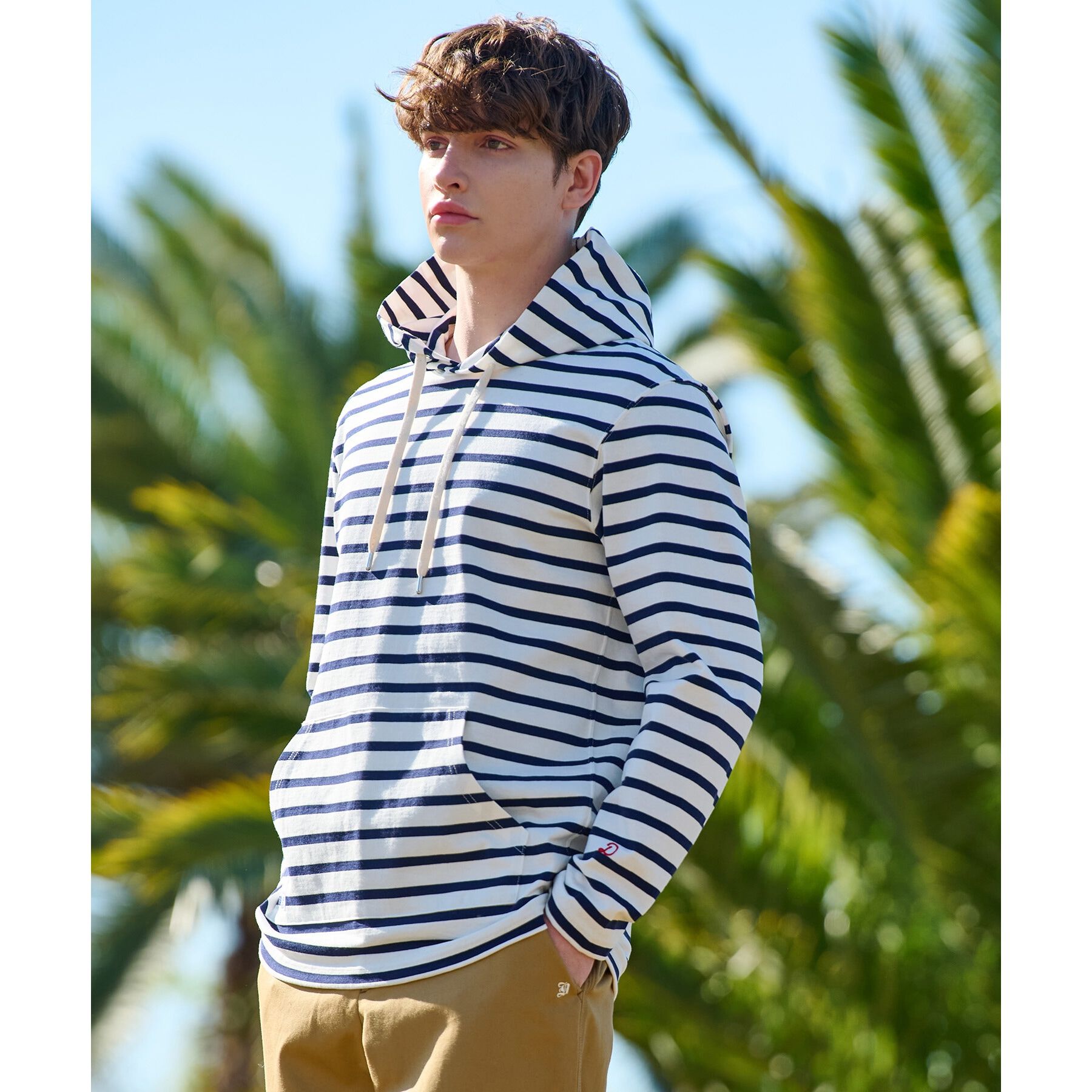 DRESSTERIOR「◆ボーダープルパーカー」|パーカー|