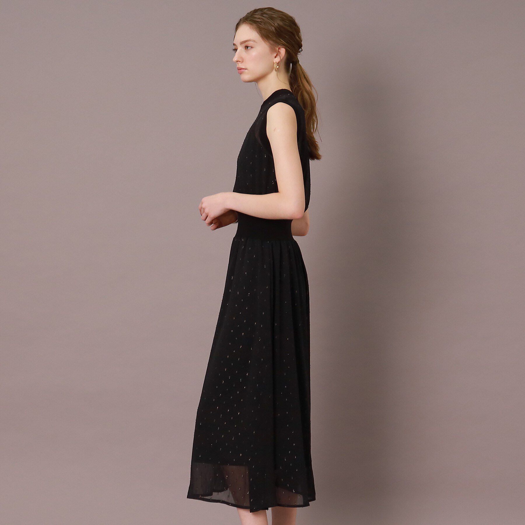 DRESSTERIOR「◆【通勤・行事対応可能/洗える】フィルムドットワンピース」|ワンピース|