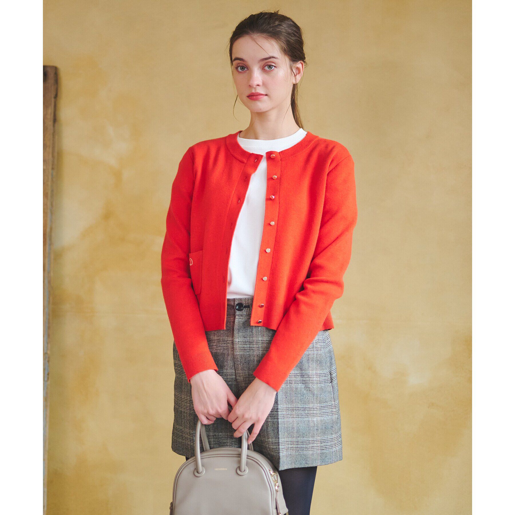 DRESSTERIOR「ウォッシャブルコットンカシミヤ混カーディガン」|カーディガン|