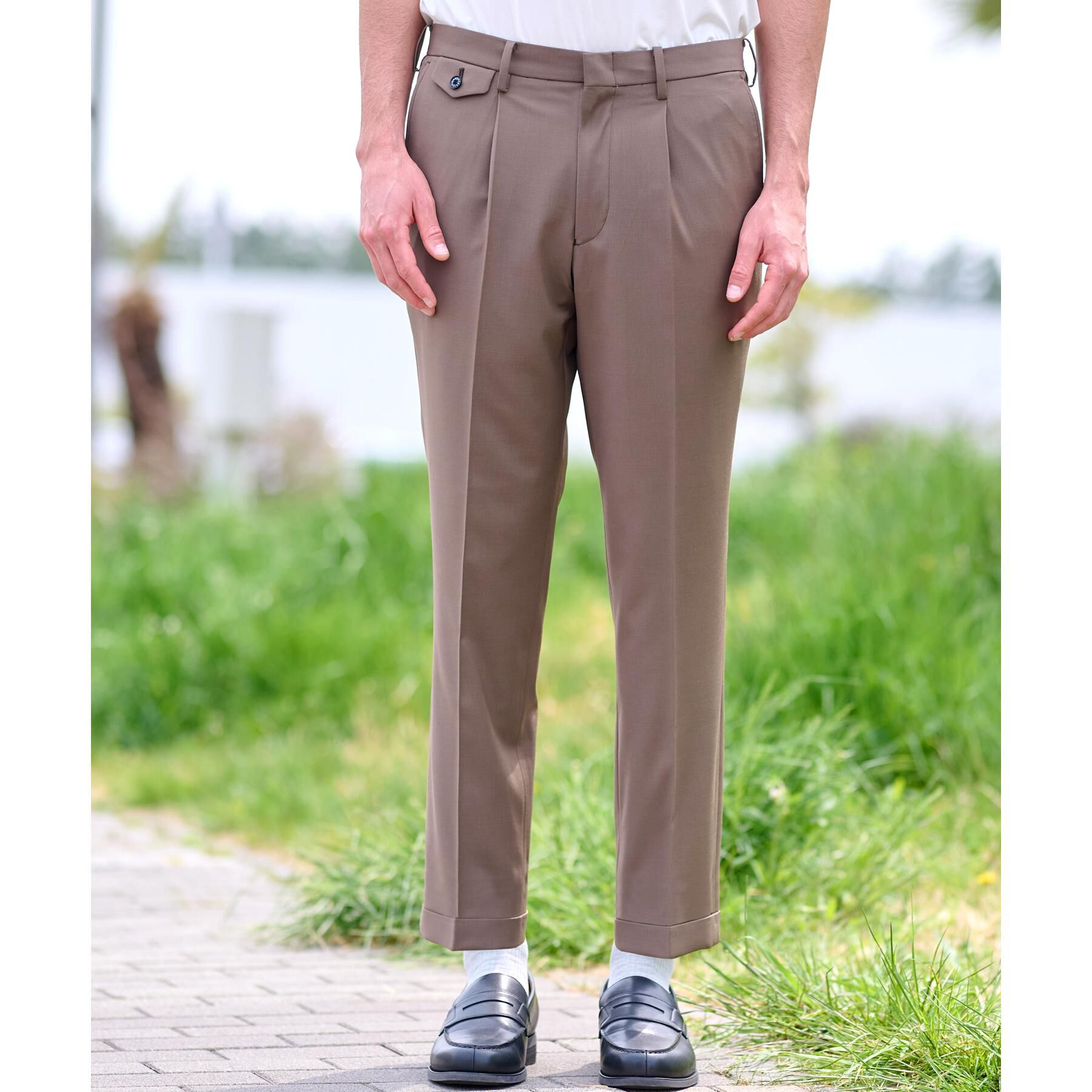 DRESSTERIOR「【セットアップ可／Monomax4月号掲載】クールタッチ クイックドライ SET UP パンツ」|その他|モカブラウン(042