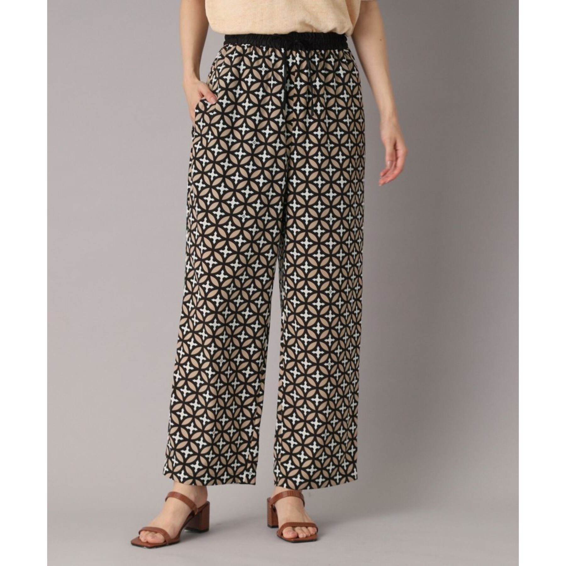 DRESSTERIOR「【ウエストゴム/オリジナル柄】オーバーラップサークルイージーパンツ」|その他|