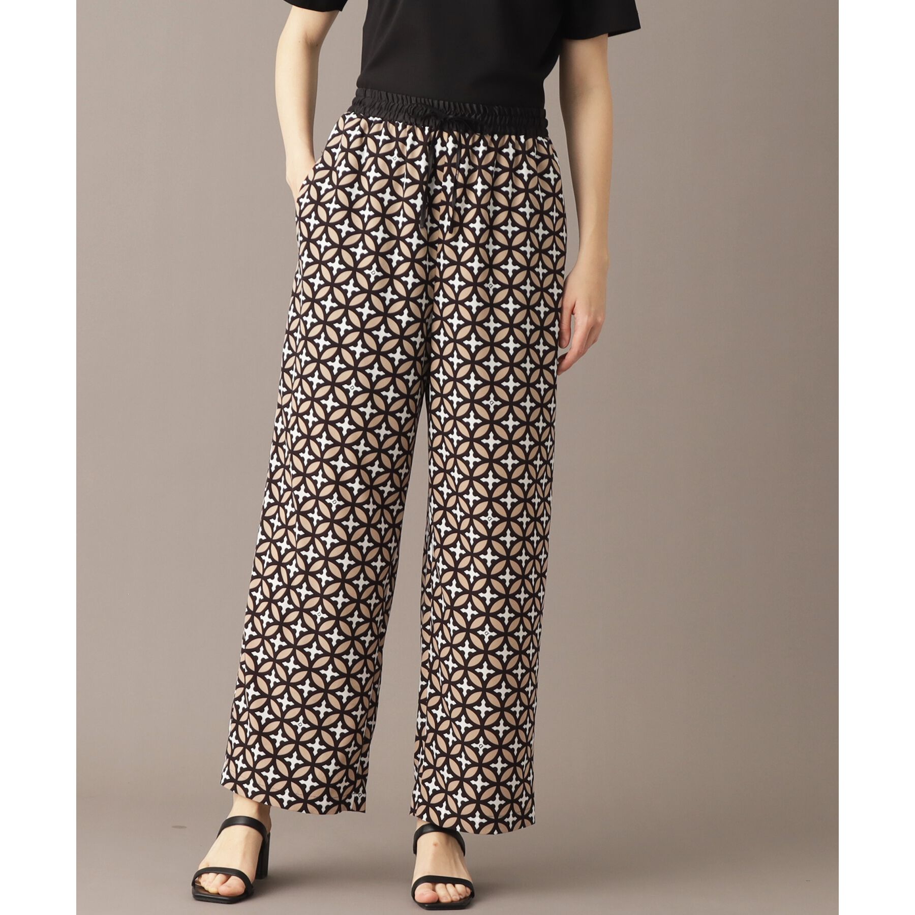 DRESSTERIOR「【ウエストゴム/オリジナル柄】オーバーラップサークルイージーパンツ」|その他|