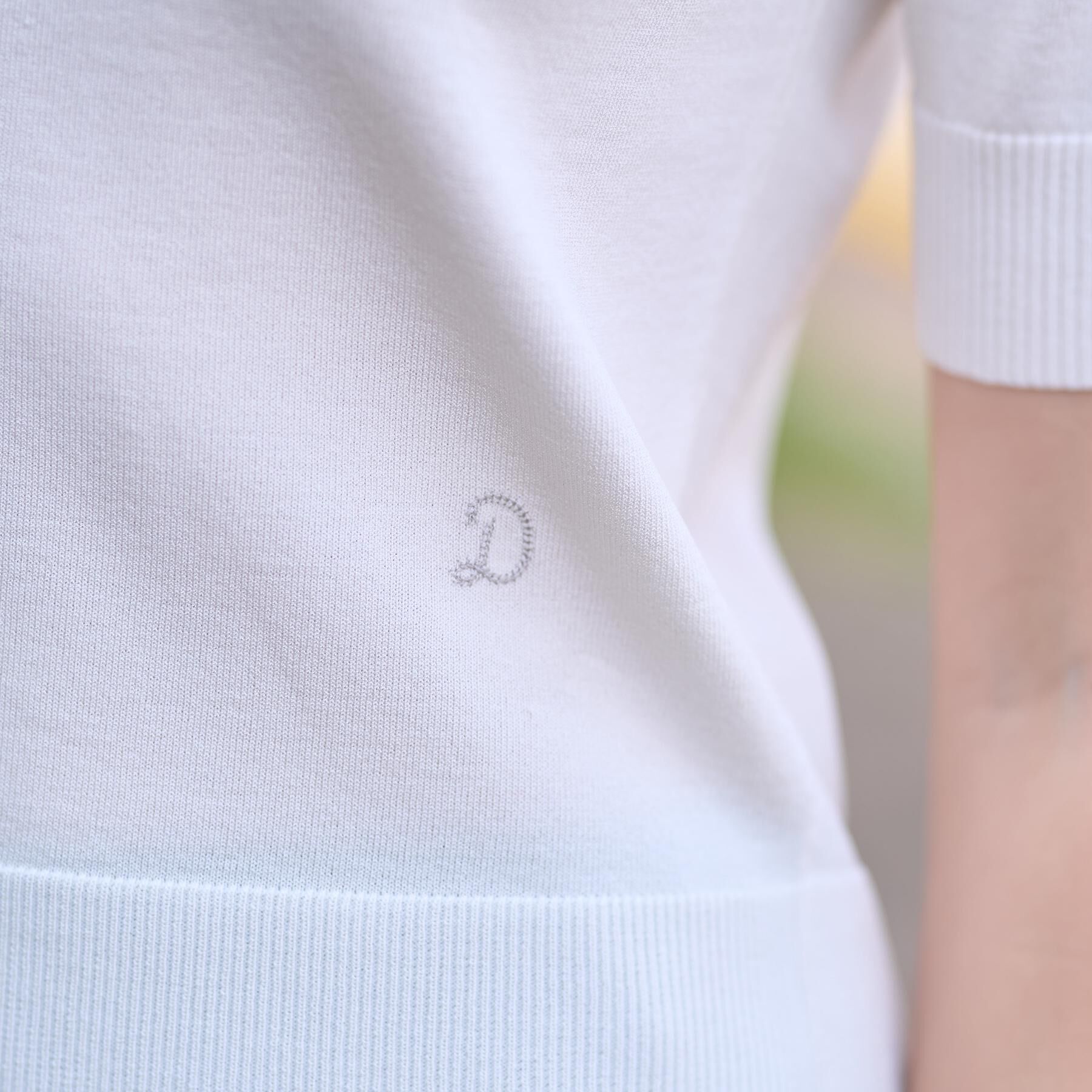 DRESSTERIOR「【洗える／2WAY】エンブロイダリーカラーニット」|ニット・セーター|