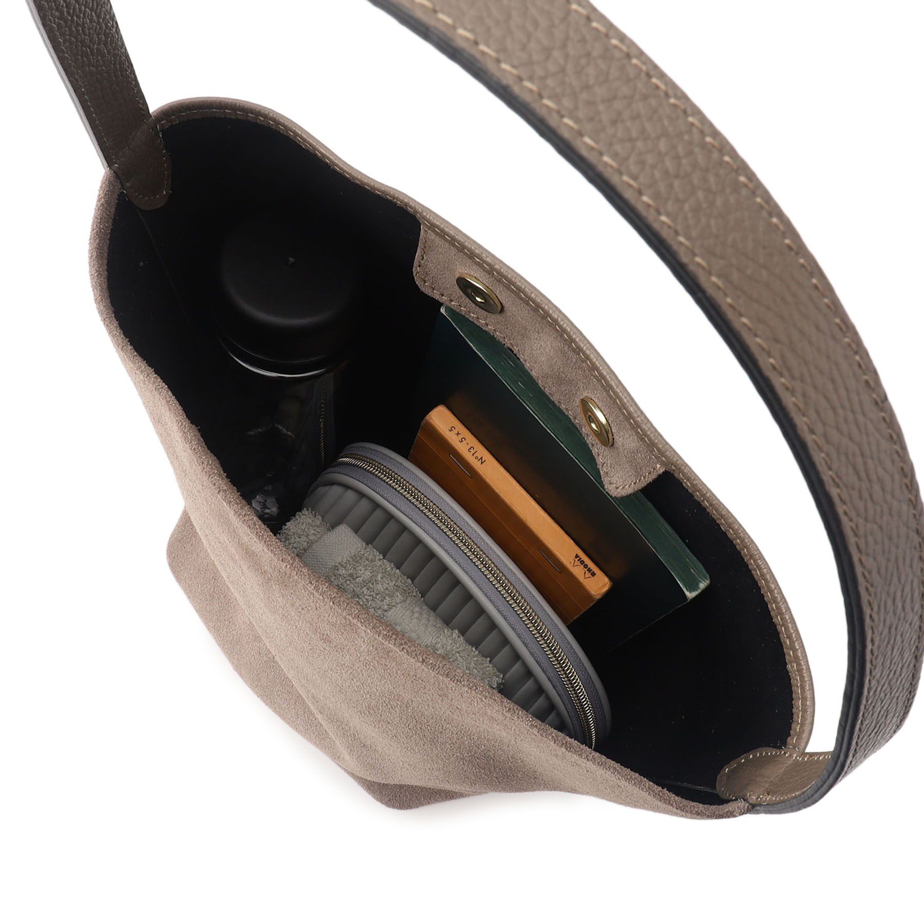 DRESSTERIOR「AULENTTI（オウレンティ）【別注】ワンハンドル スウェードコンビバッグ」|ショルダー・メッセンジャー|