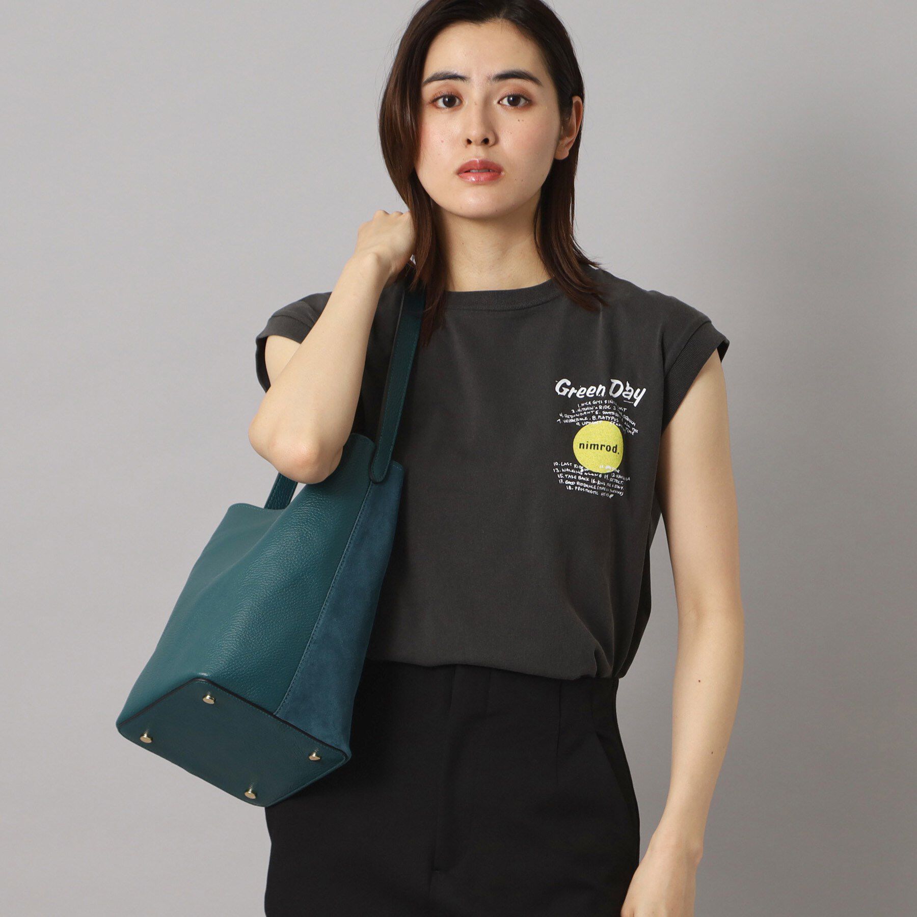 DRESSTERIOR「AULENTTI（オウレンティ）【別注】ワンハンドル スウェードコンビバッグ」|ショルダー・メッセンジャー|