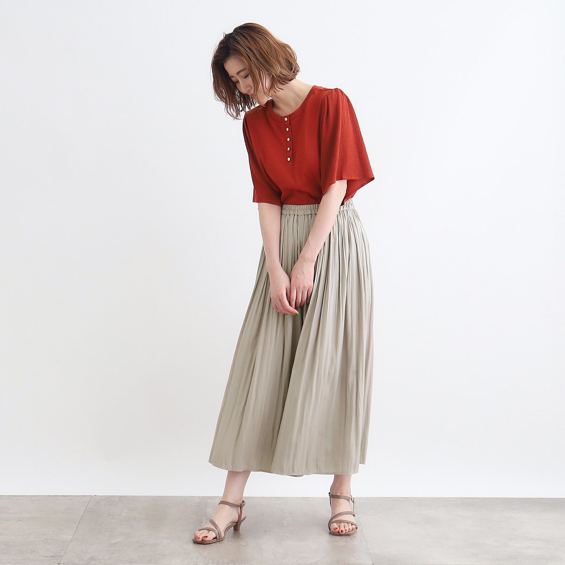 grove「割線風プリーツスカーチョ」|その他|