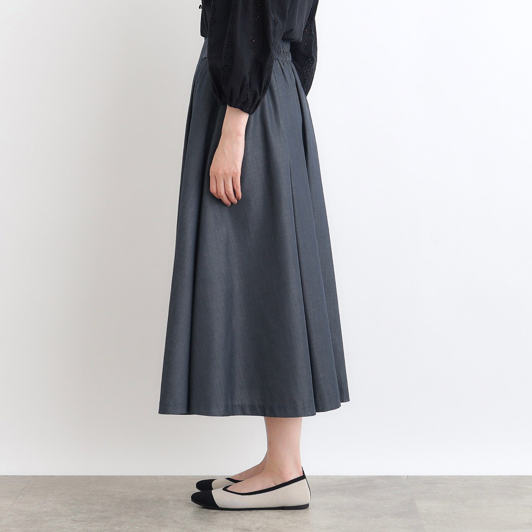 grove「クラシカルタックフレアスカート」|スカート|