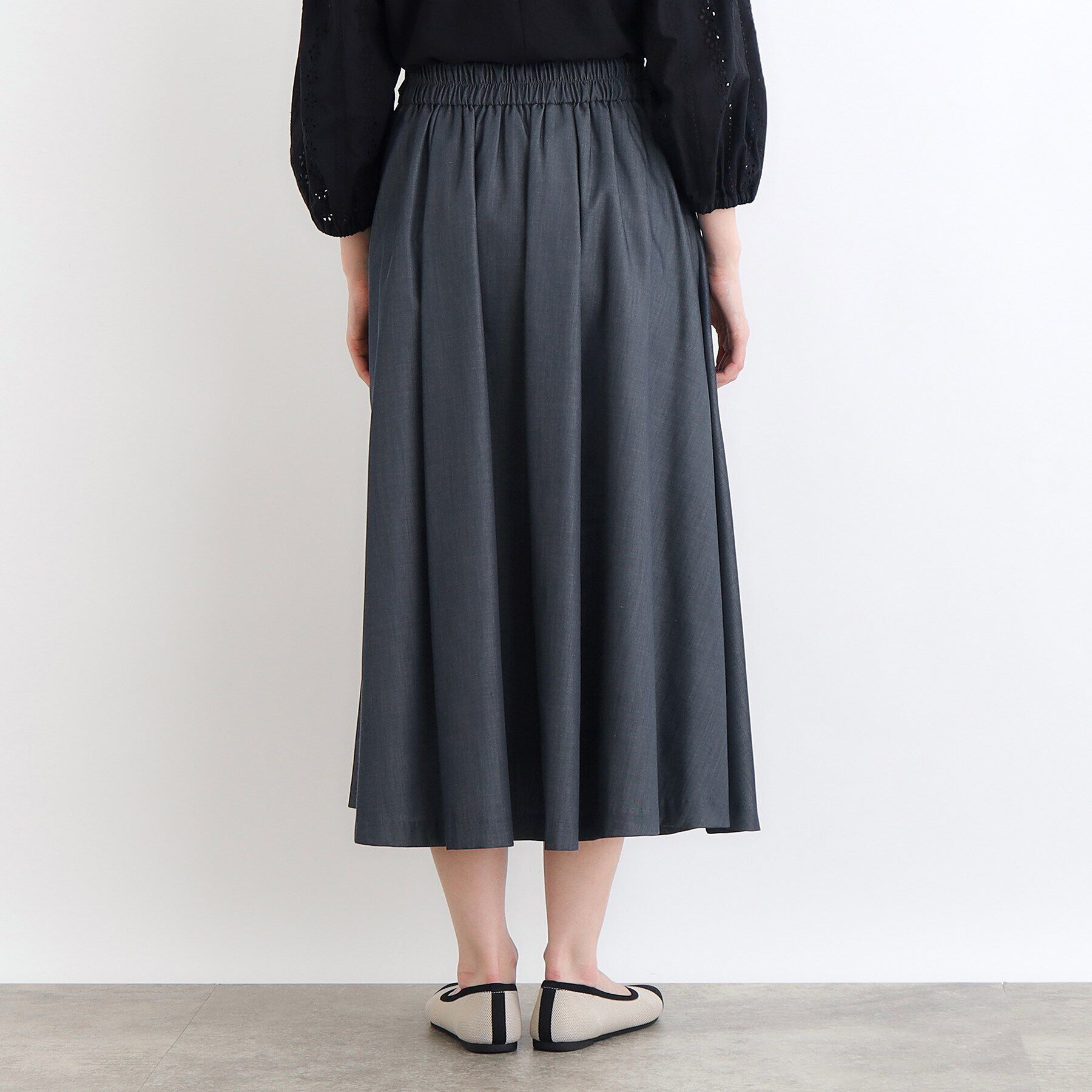 grove「クラシカルタックフレアスカート」|スカート|