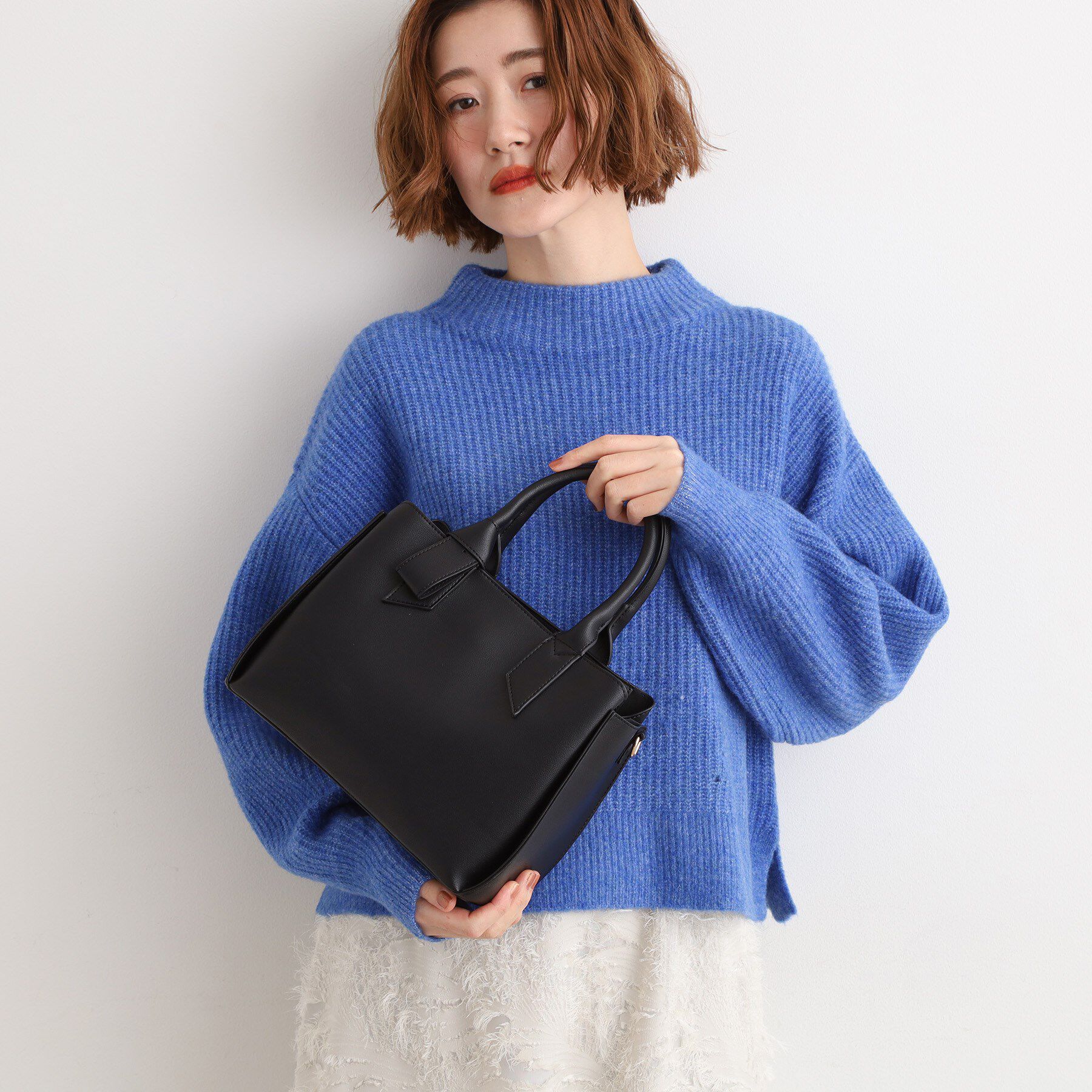 grove「リボンハンドル2WAYトート」|トートバッグ|