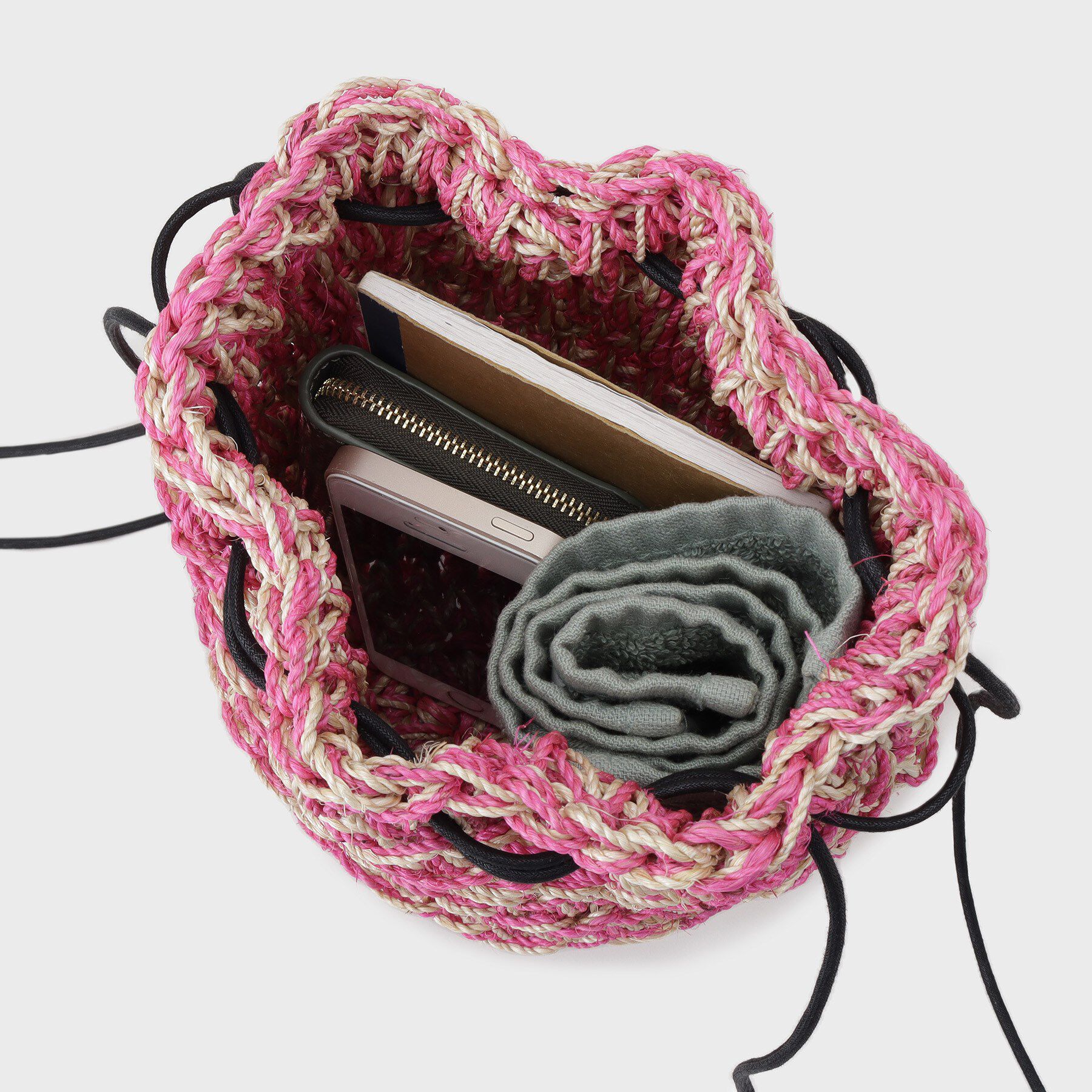 GALLEST「【The Bagmati】ABACA巾着バッグ」|ハンドバッグ|